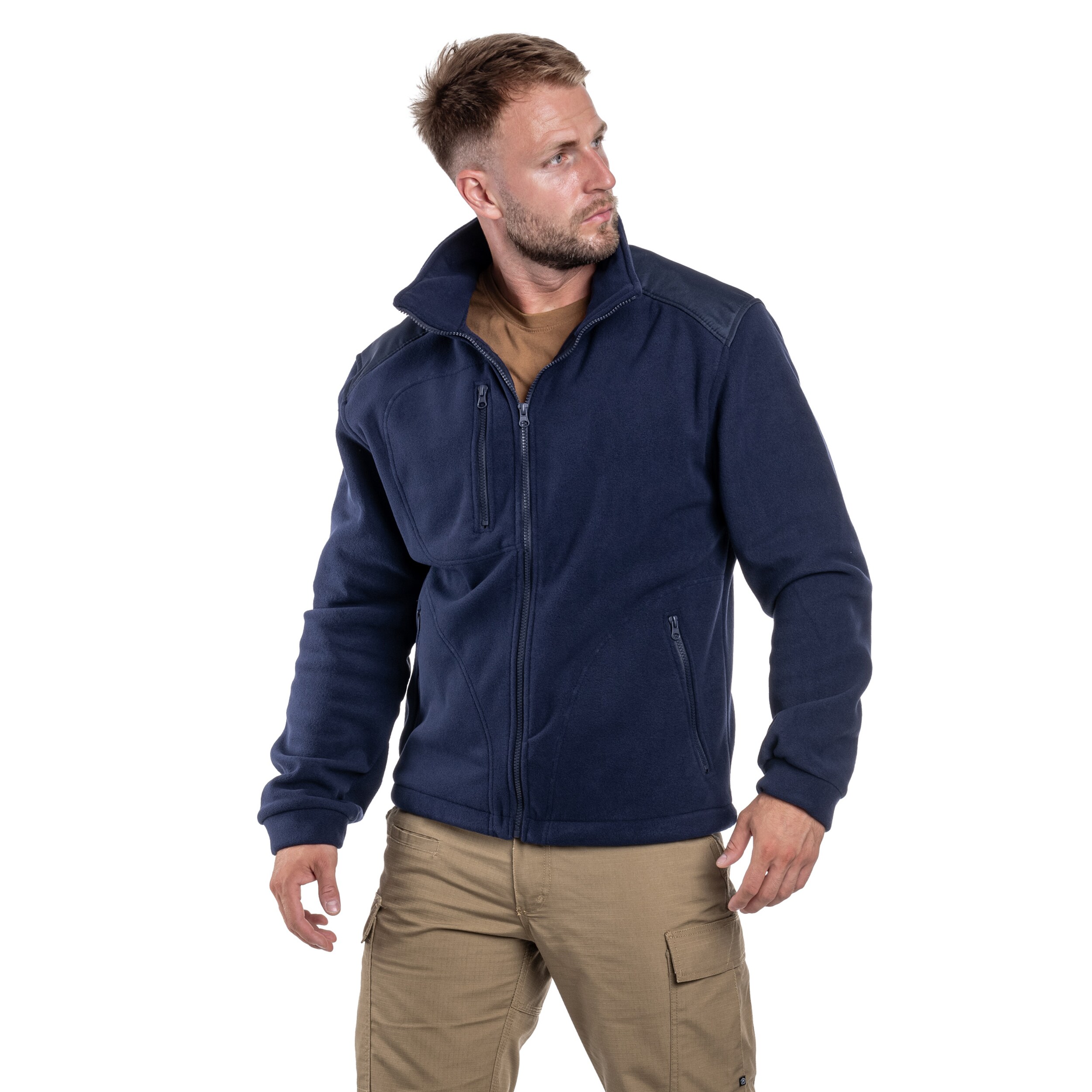 Rendőrségi polár pulóver- Sötétkék