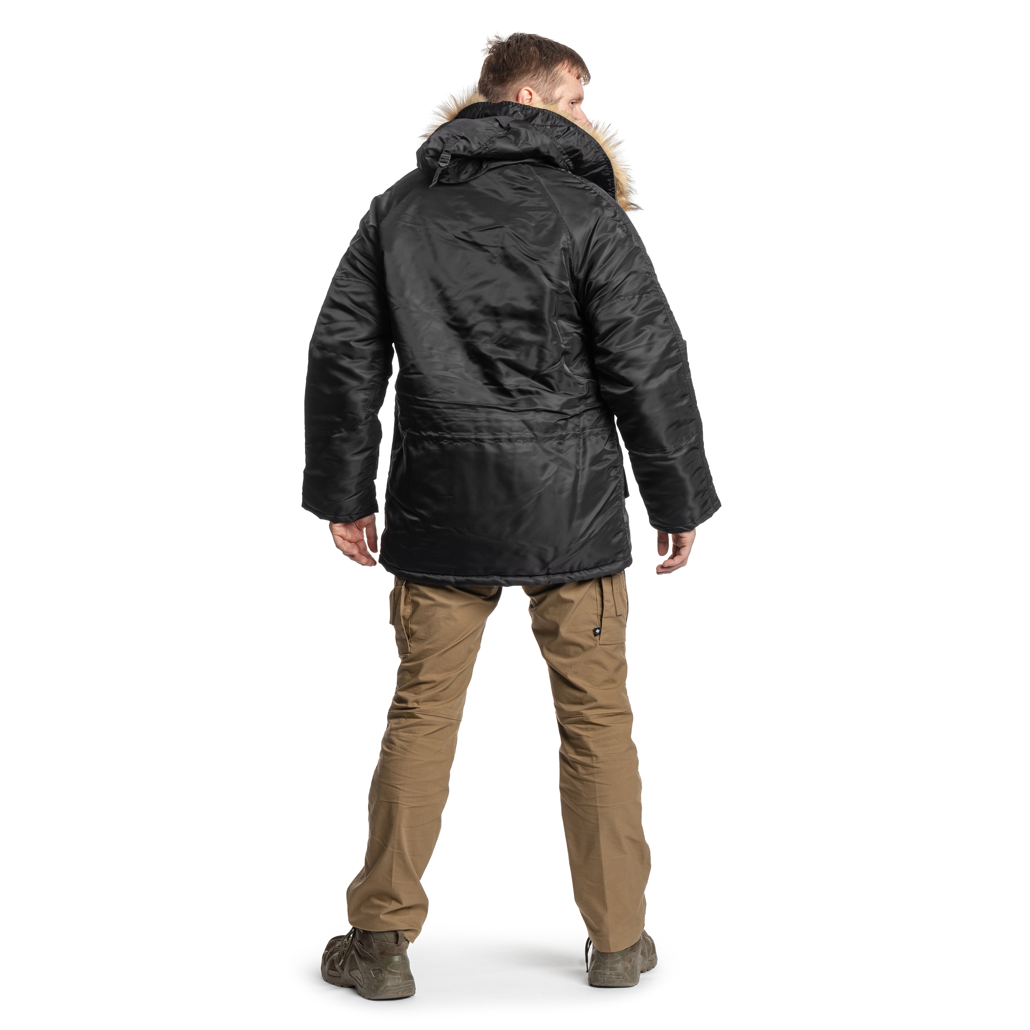 Mil-Tec N3B Parka kabát - Black