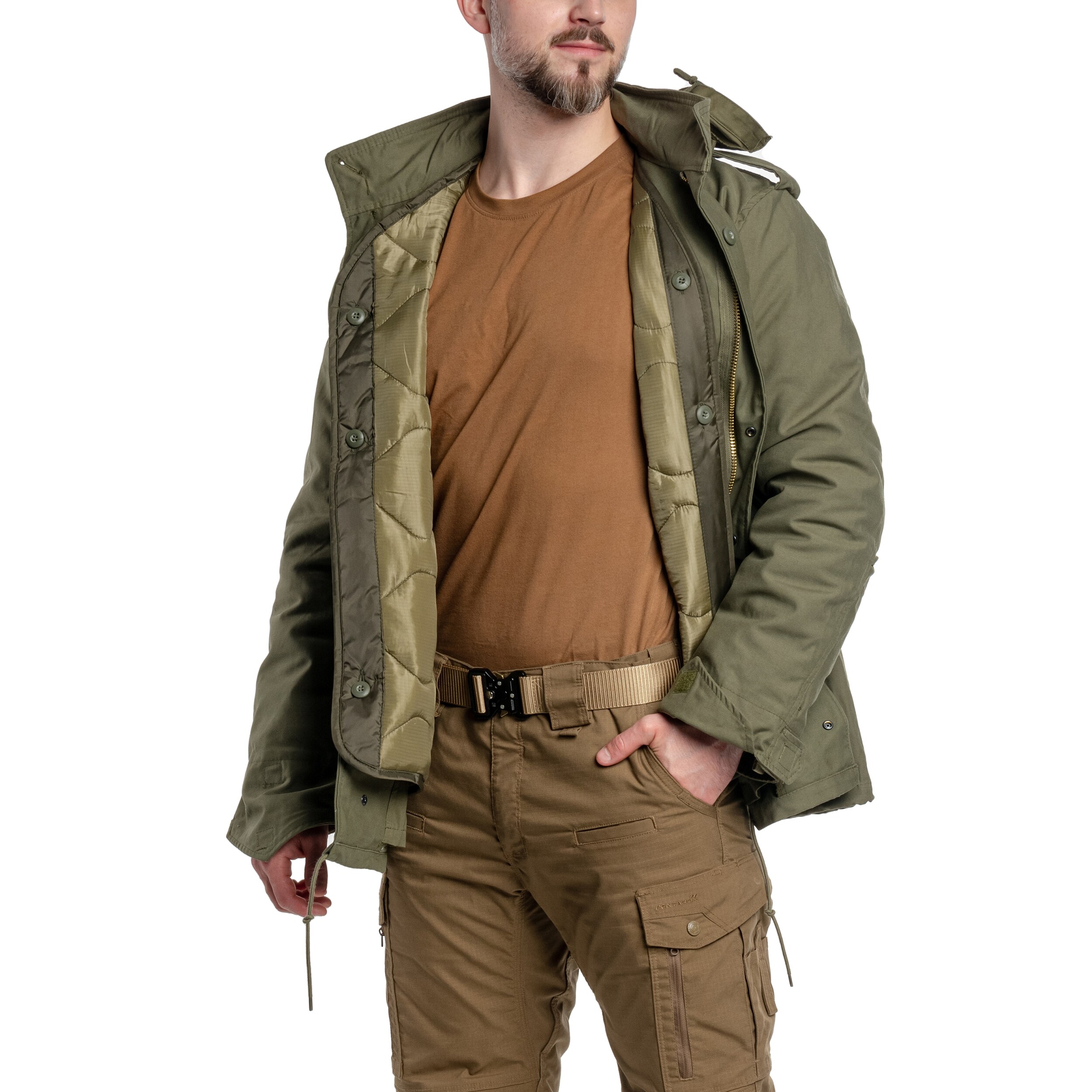 M65 Mil-Tec Teesar Field Jacket Liner kabátbélés - Olive