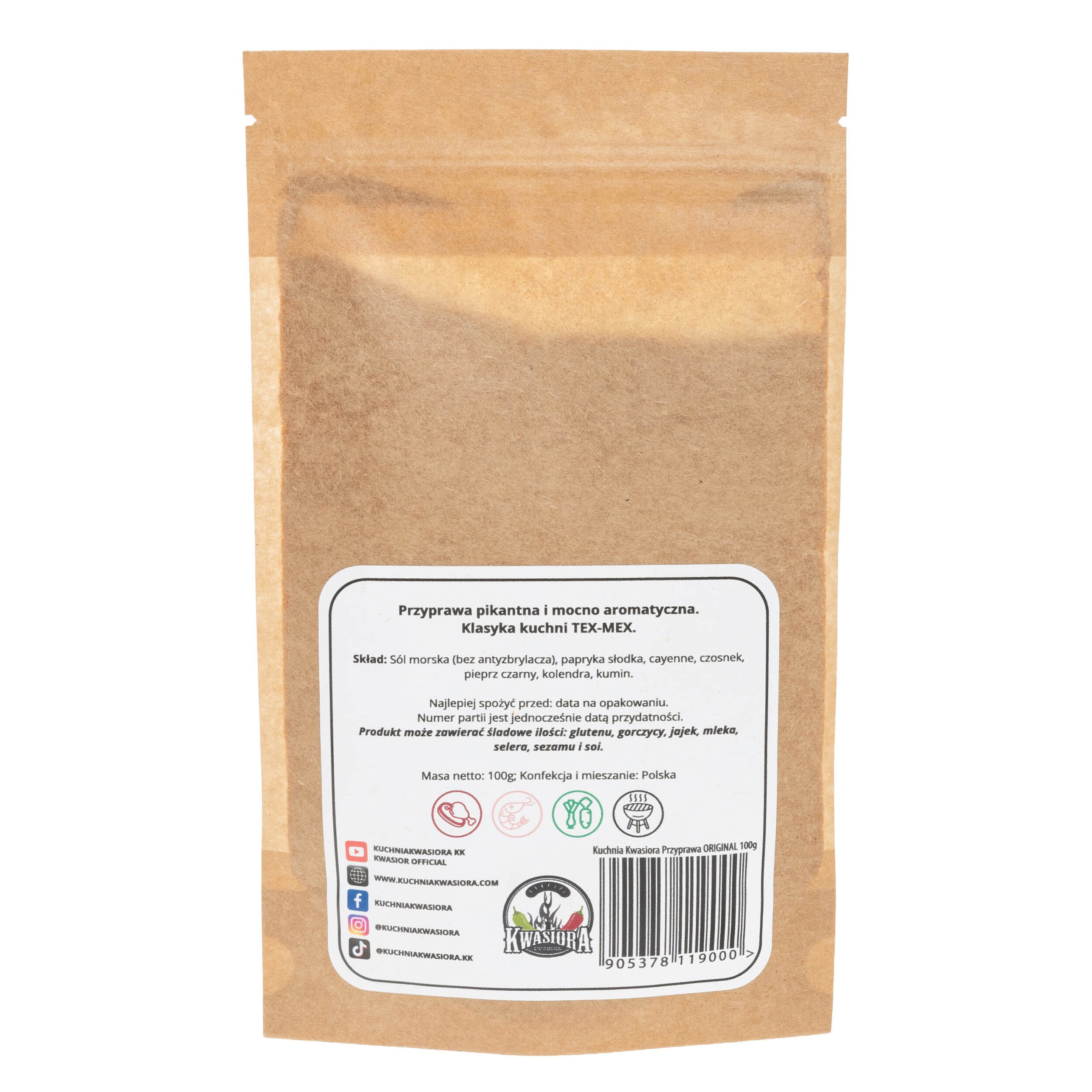 Kuchnia Kwasiora Original fűszerkeverék 100 g