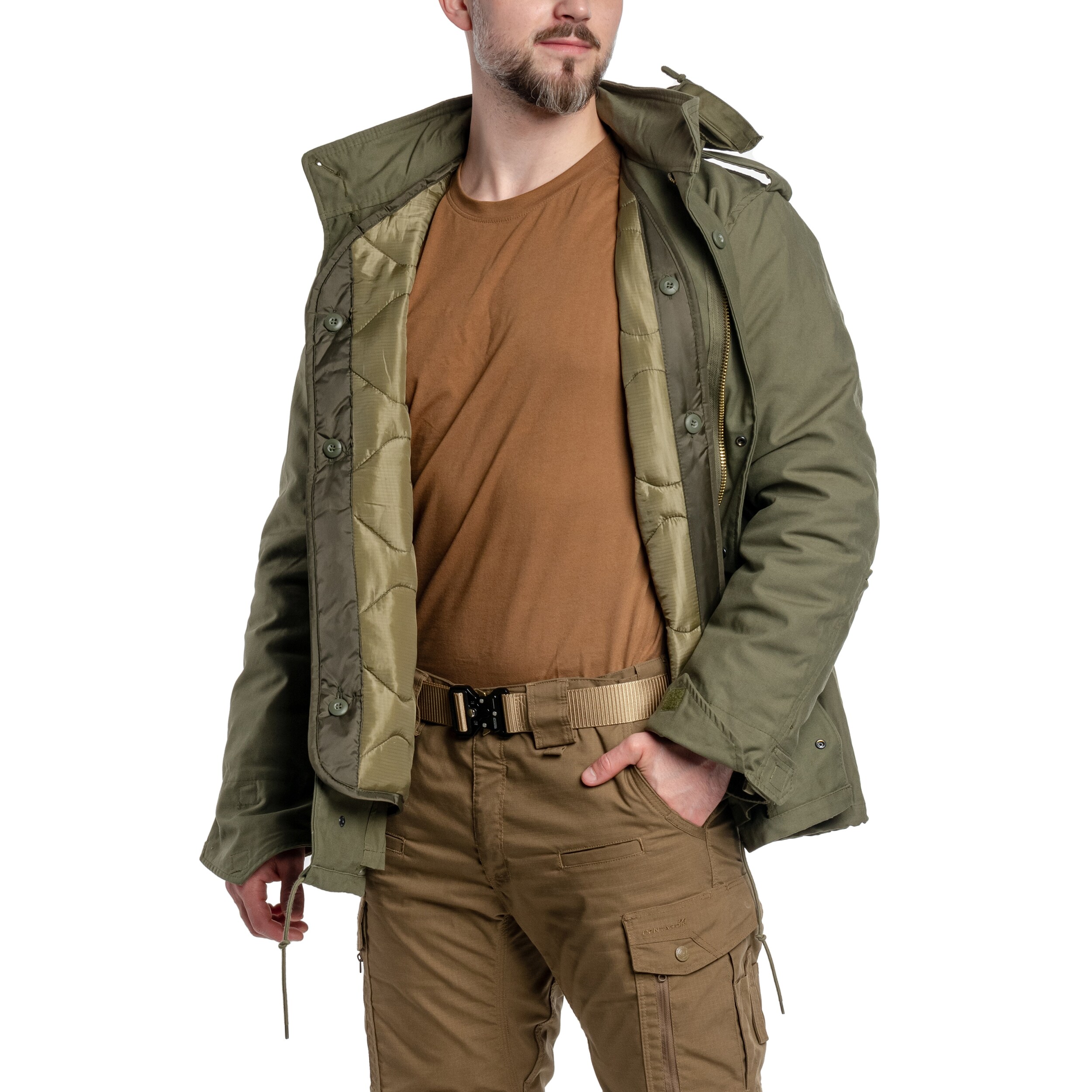 Mil-Tec Tessar US M65 Nyco kabát - Olive