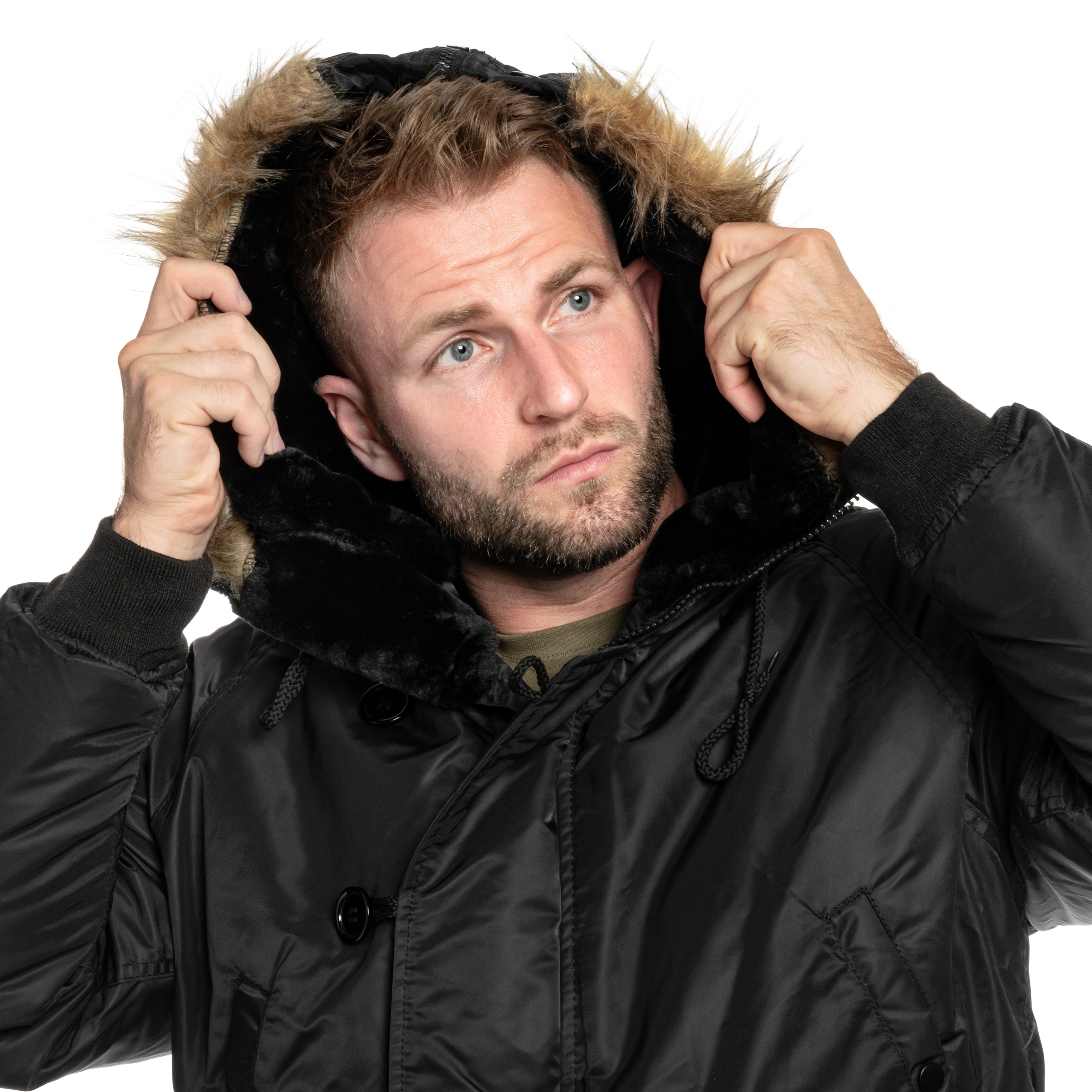 Mil-Tec Flight Jacket N2B kabát - Black