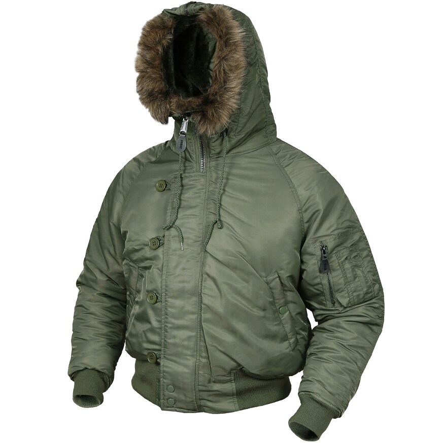 Mil-Tec Flight Jacket N2B kabát - Olive