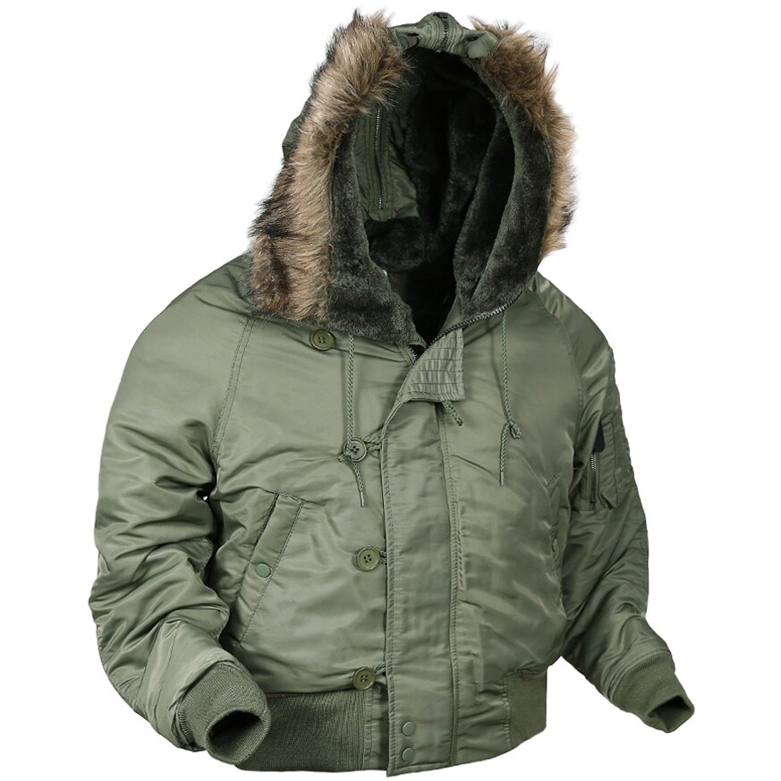 Mil-Tec Flight Jacket N2B kabát - Olive