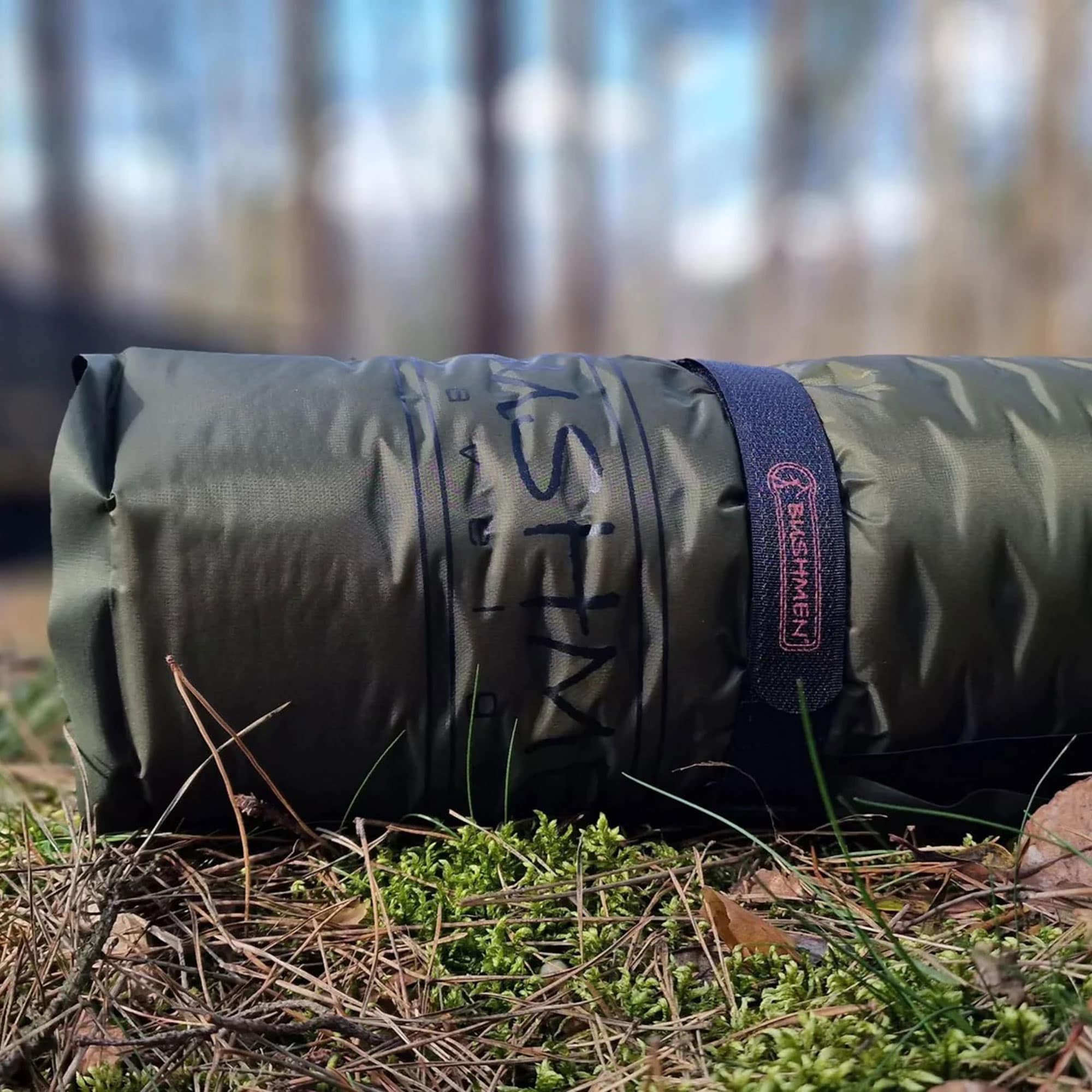 Bushmen FIT 640 önfelfújó matrac - Olívazöld