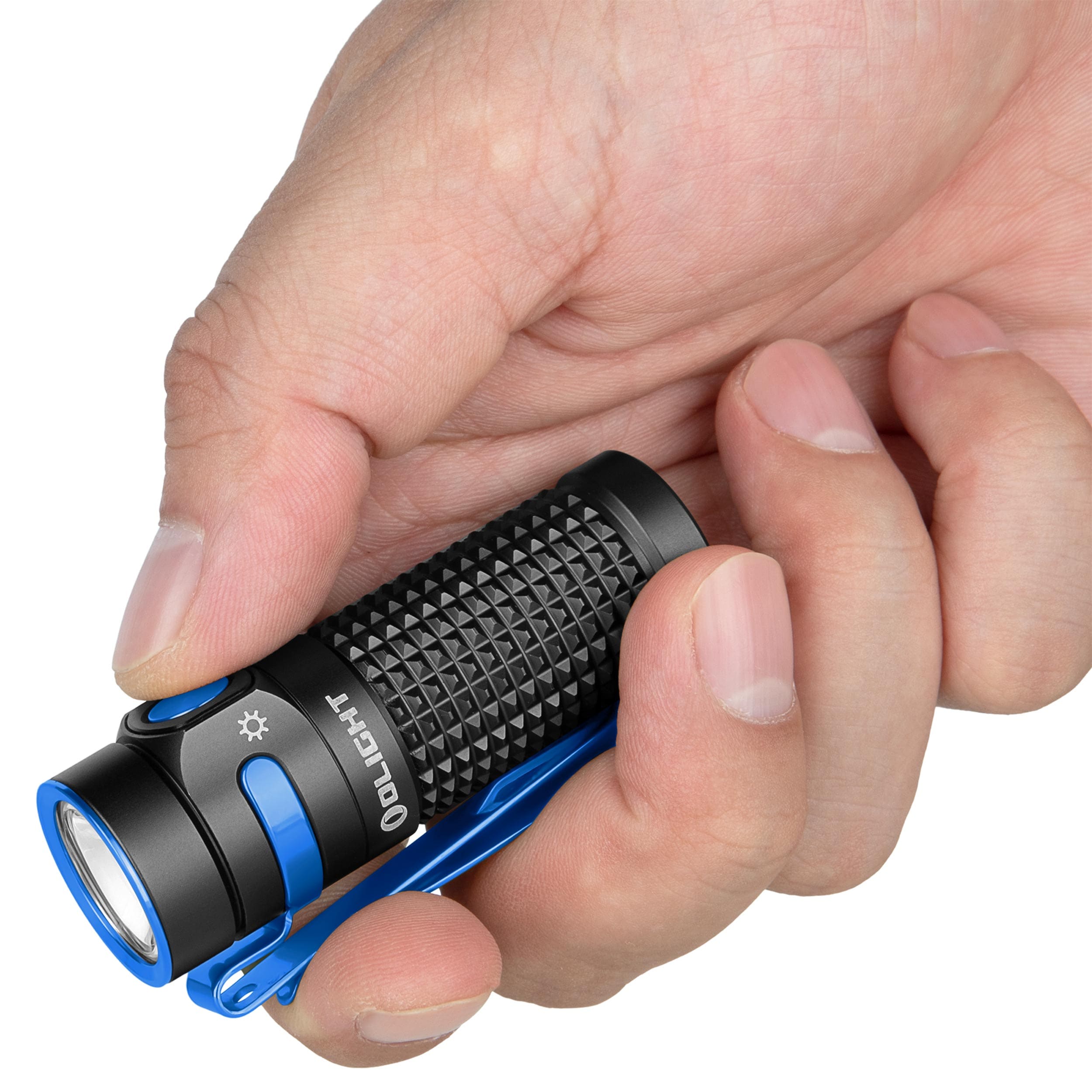 Olight Baton 4 Premium Edition zseblámpa vezeték nélküli töltőtokkal Black - 1300 lumen