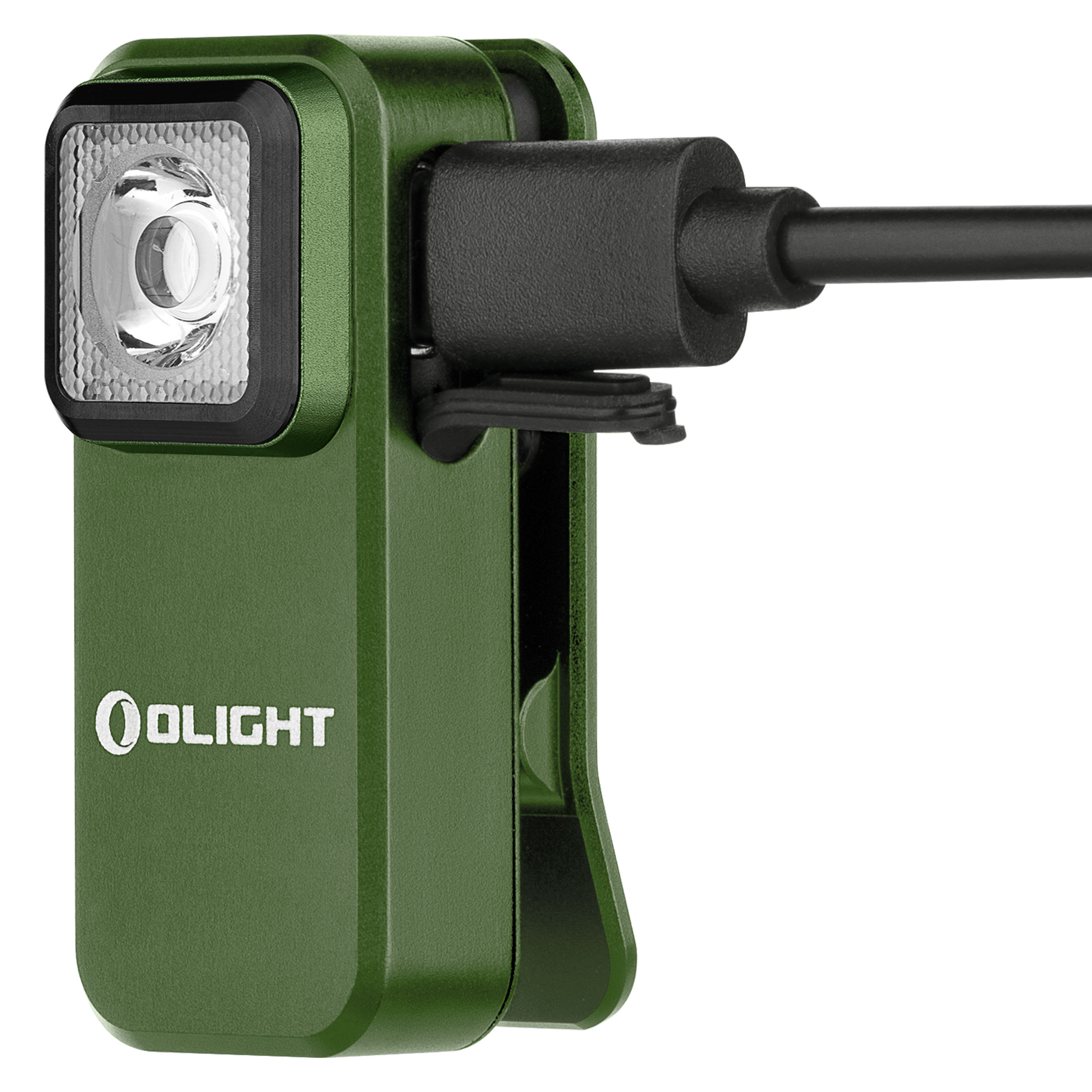 Olight Oclip újratölthető zseblámpa OD Green - 300 lumen