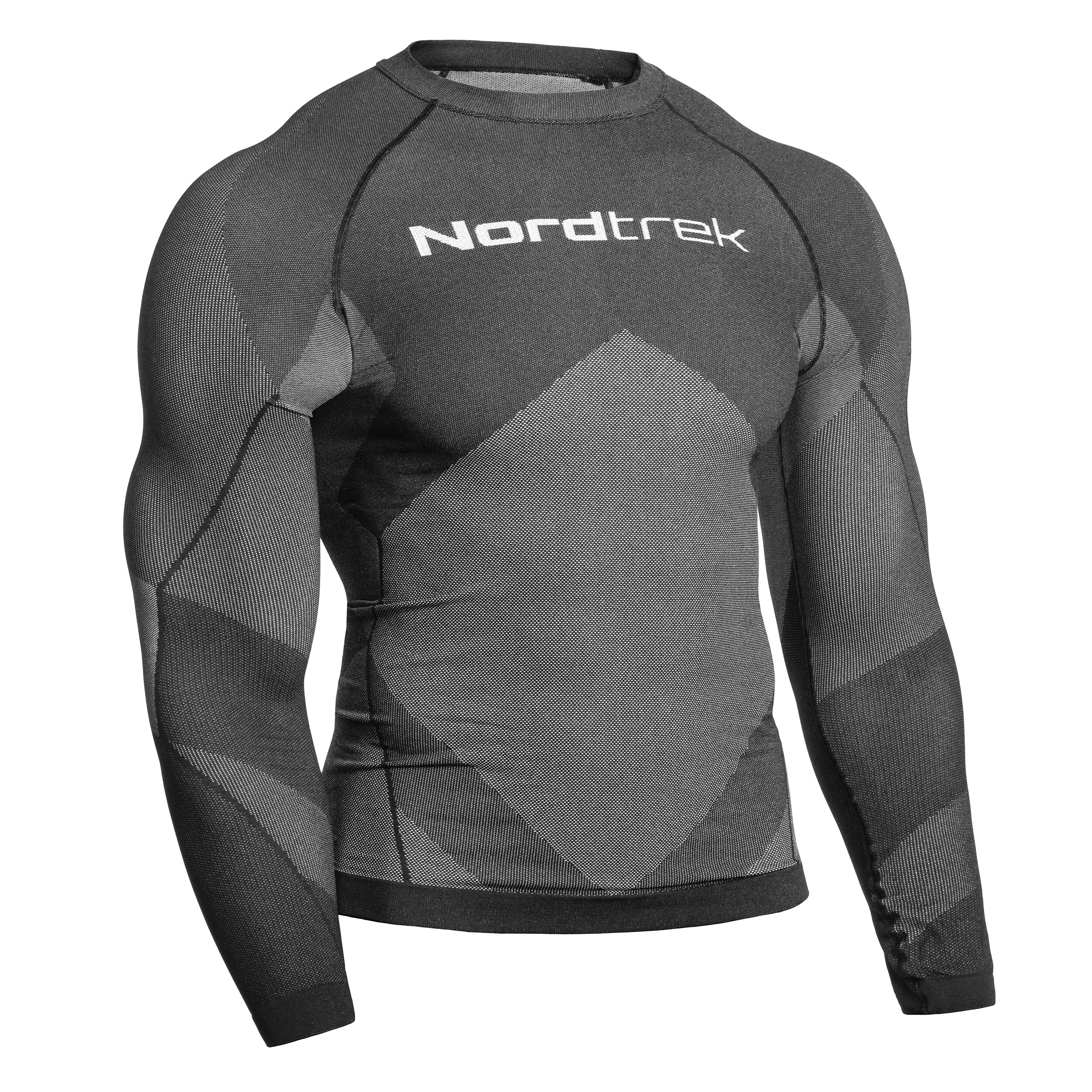 FreeNord Denali Long Sleeve hosszú ujjú thermoaktív póló - Black
