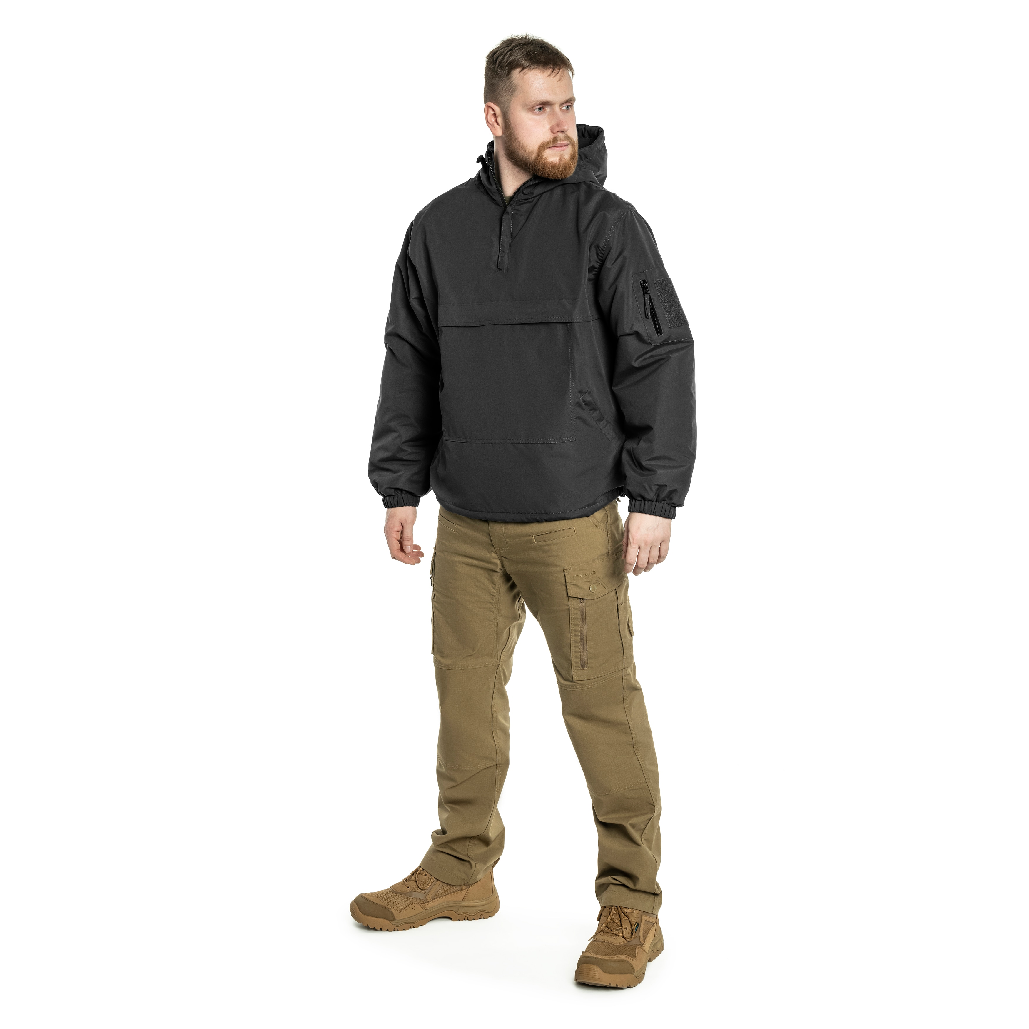 Mil-Tec Winter Combat Anorak kabát - Black