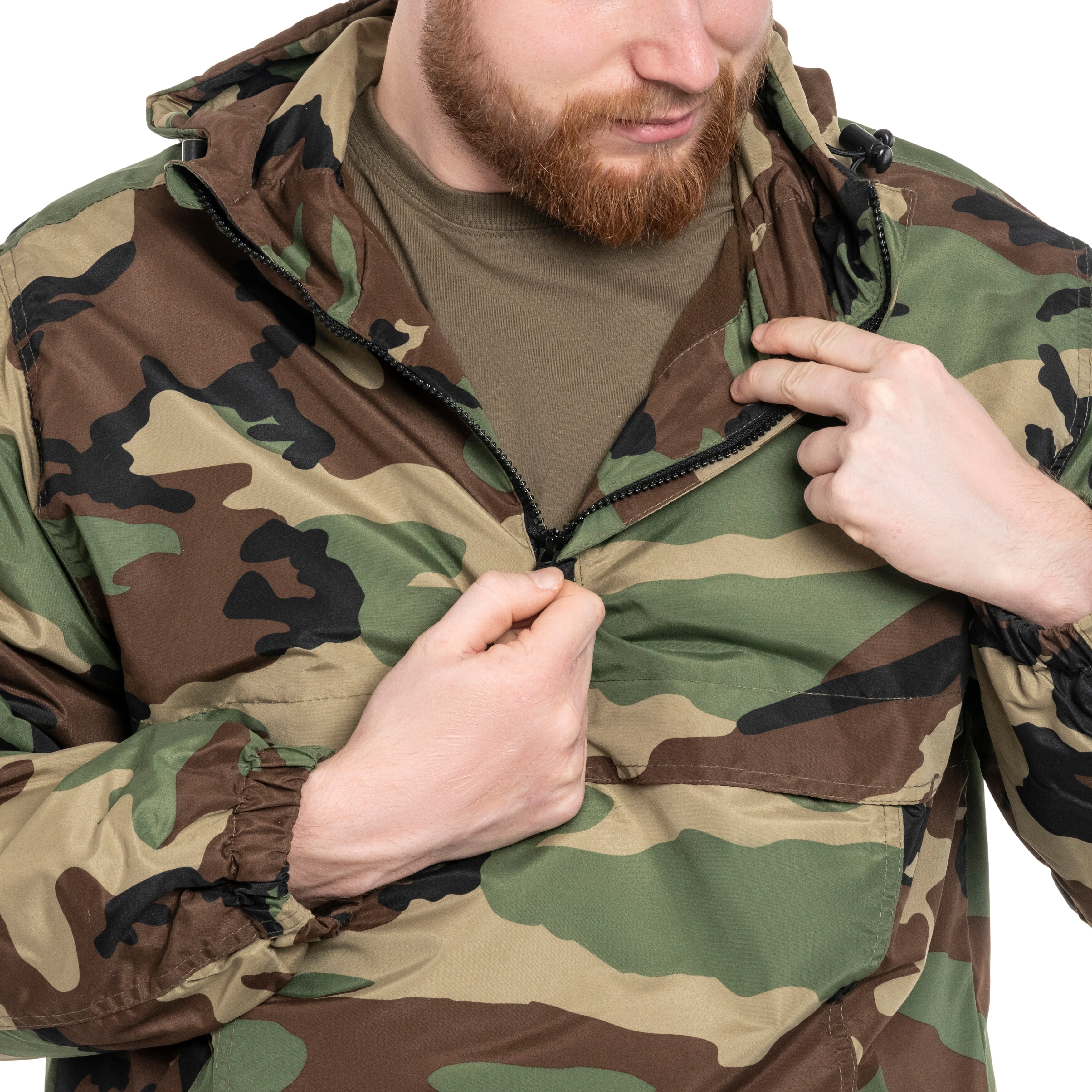 Mil-Tec Winter Combat Anorak kabát - Woodland