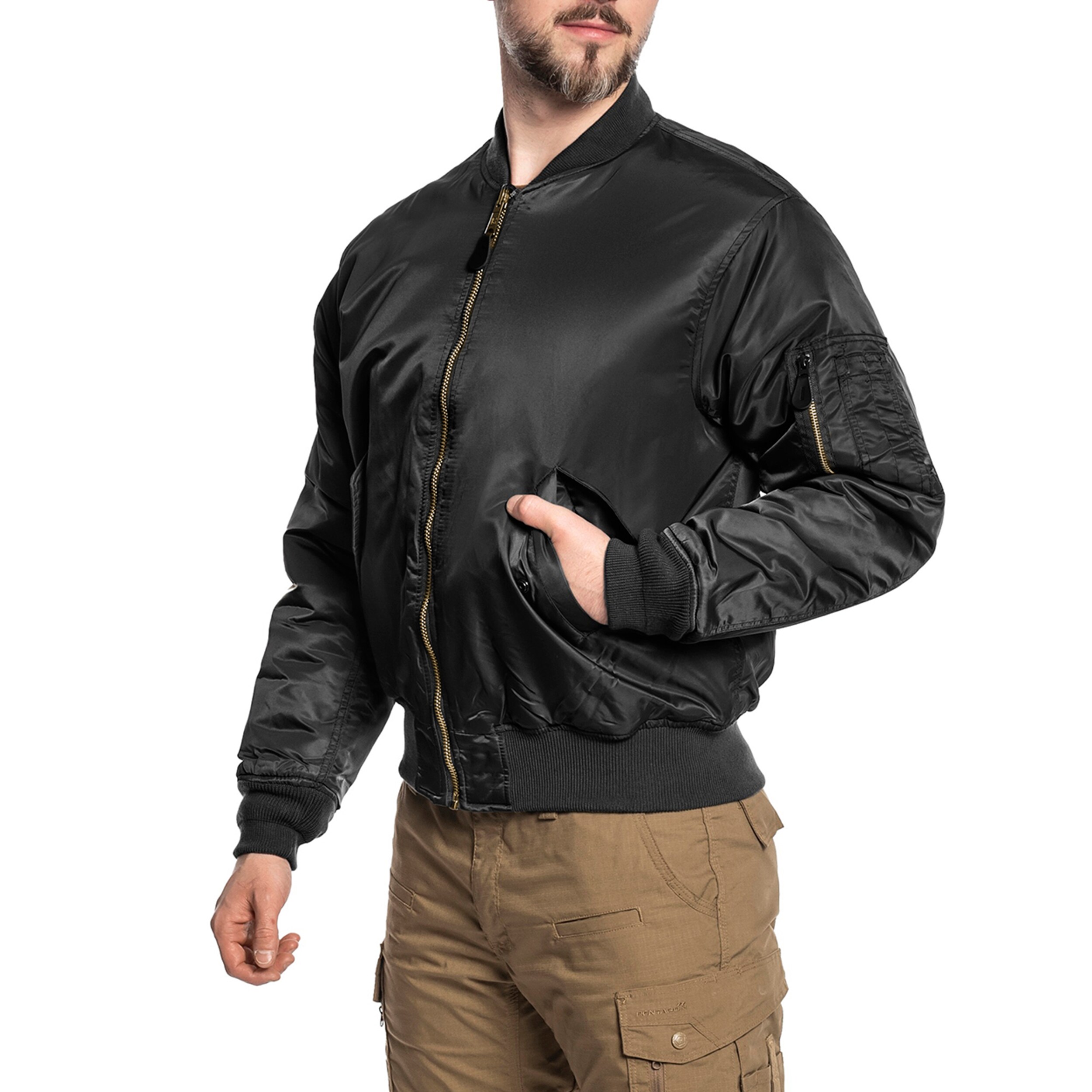 Brandit MA1 kabát - Black