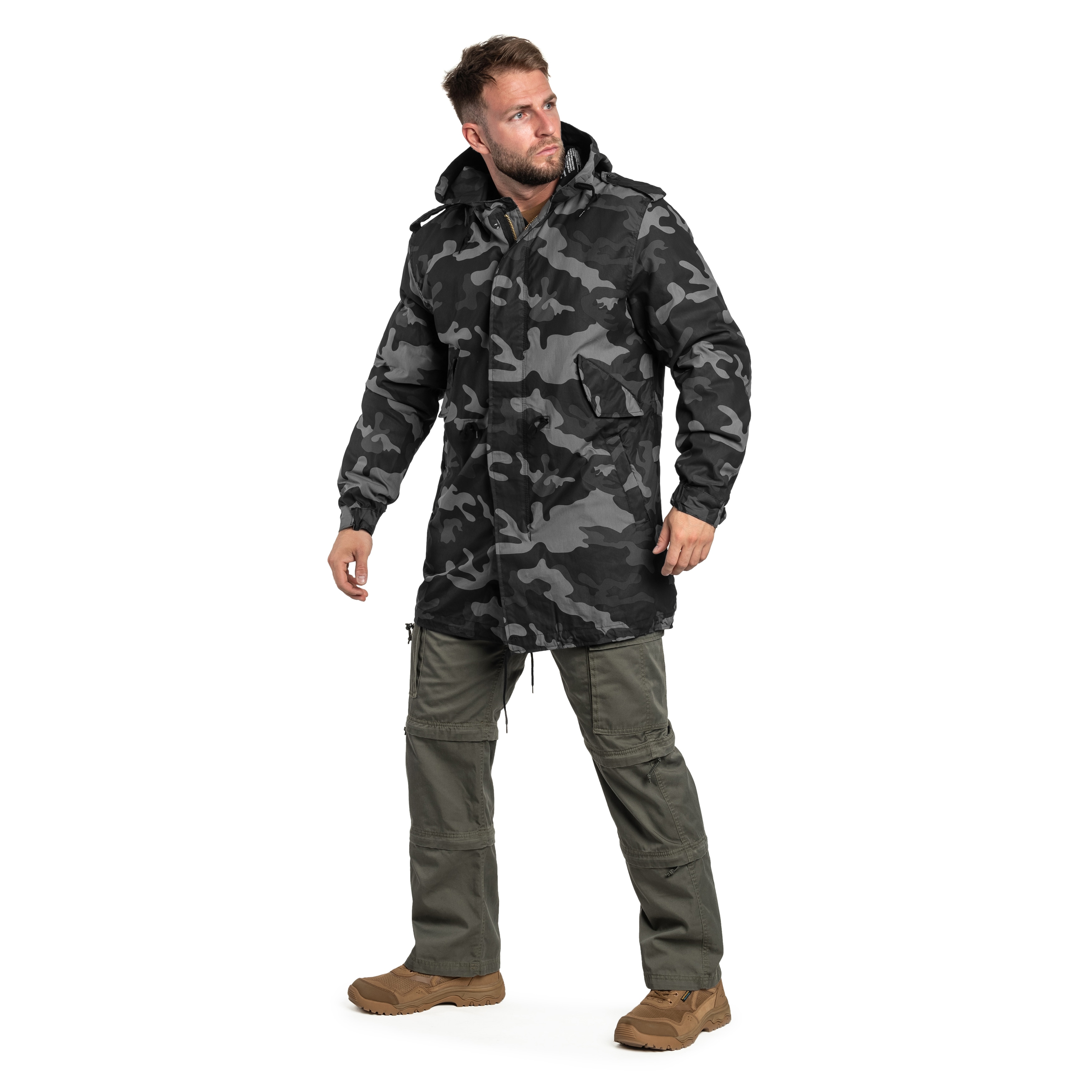 Brandit US M51 Parka kabát - Dark Camo