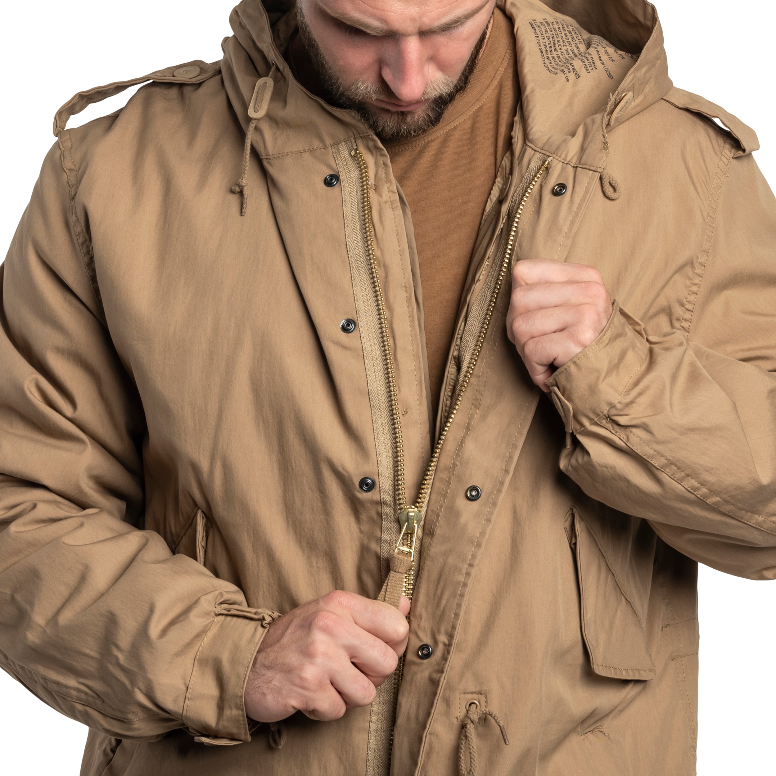 Brandit US M51 parka kabát - Coyote