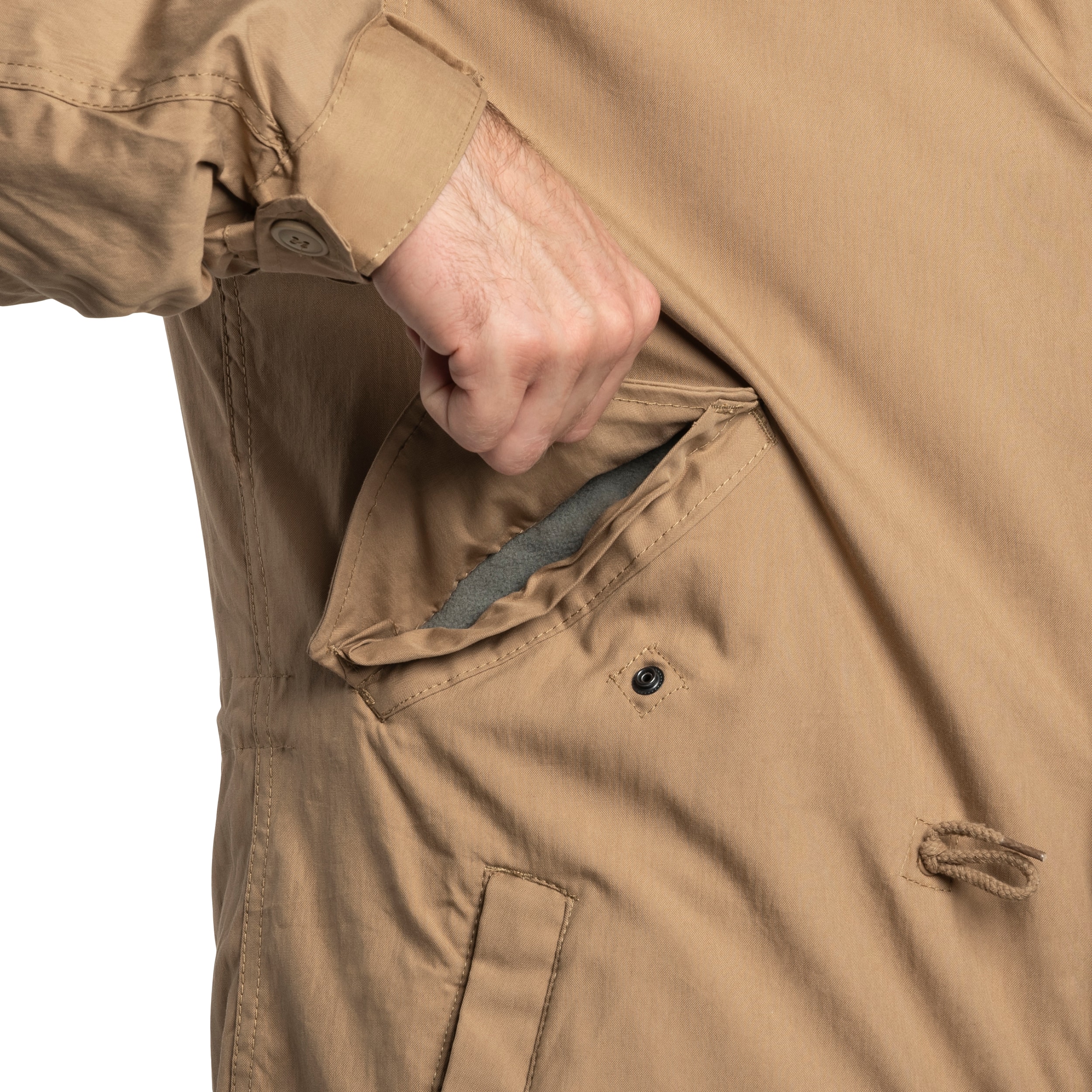 Brandit US M51 parka kabát - Coyote