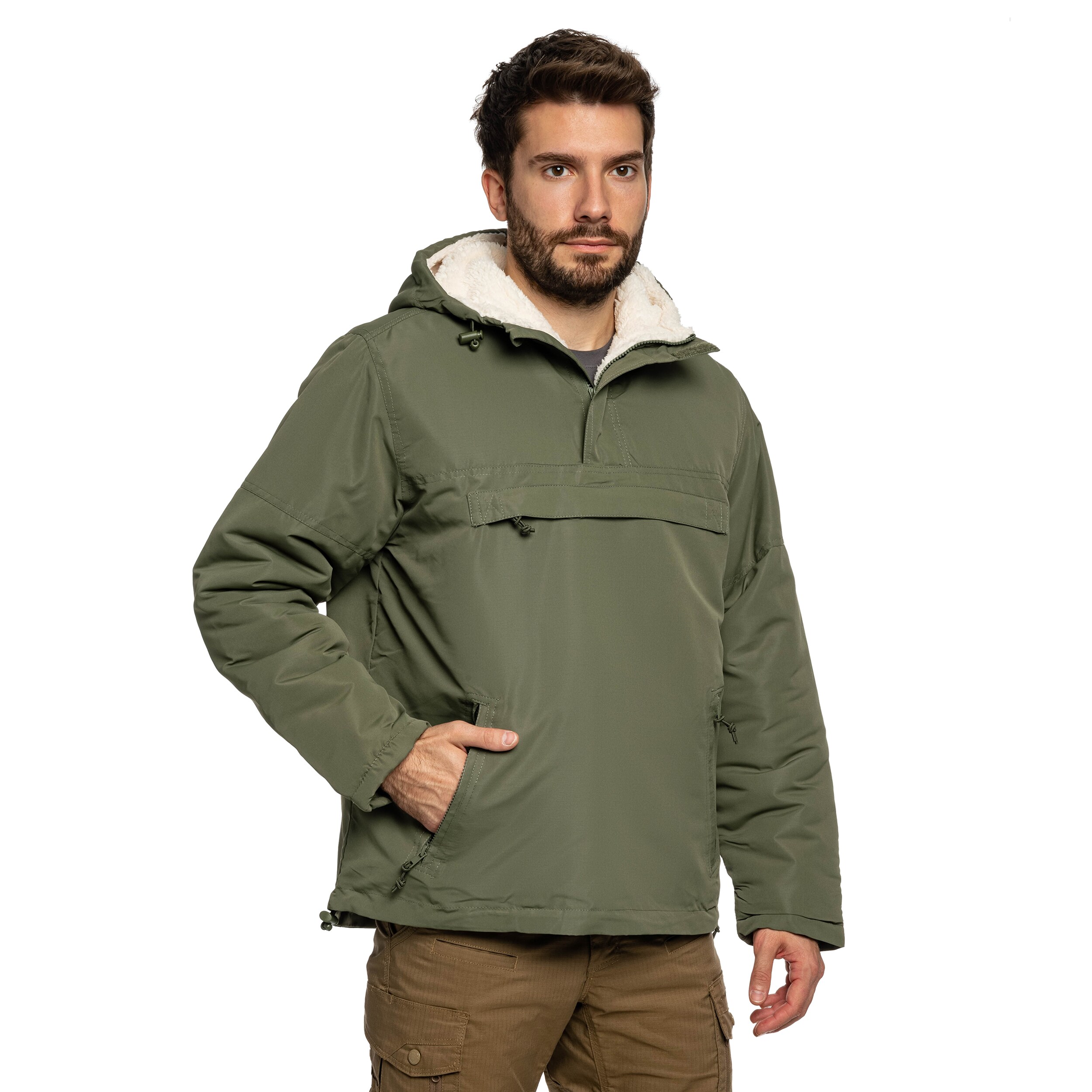 Brandit Sherpa Windbreaker kabát - Olive