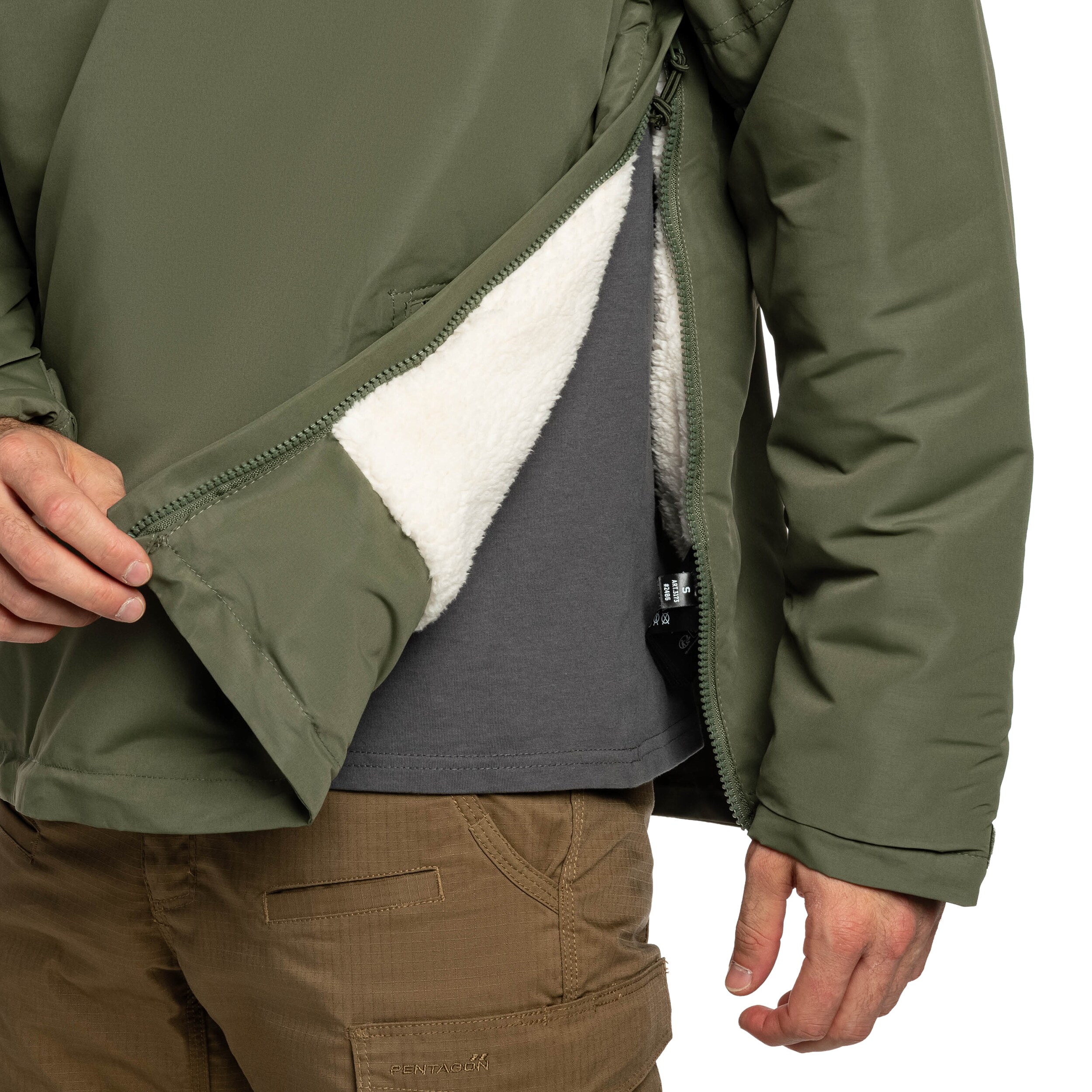 Brandit Sherpa Windbreaker kabát - Olive
