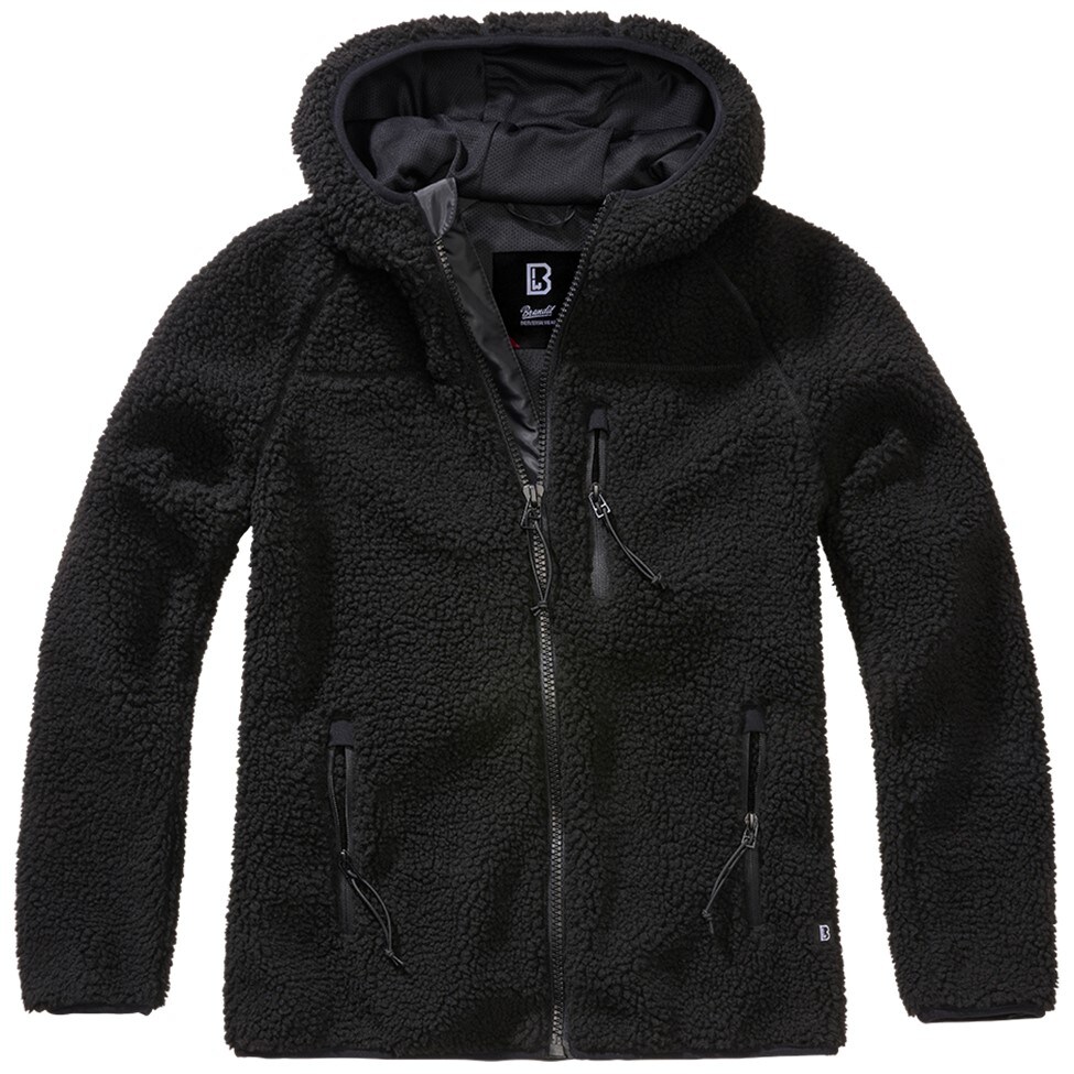 Brandit Teddyfleece Jacket női kabát - Black