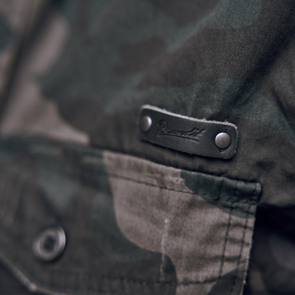 Brandit Slim Fit Long Sleeve ing - Dark Camo