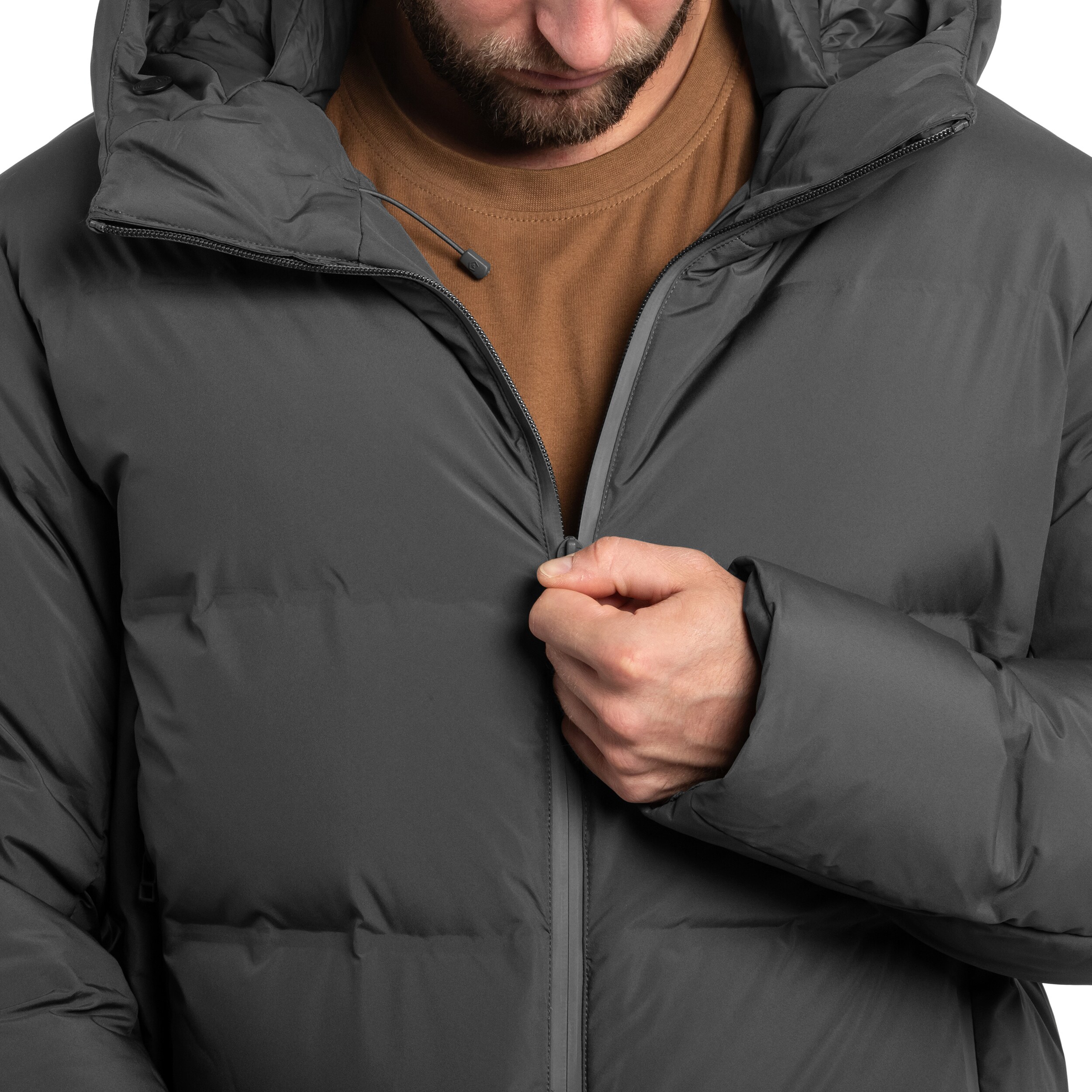 Pentagon Omega Down kabát - Cinder Grey