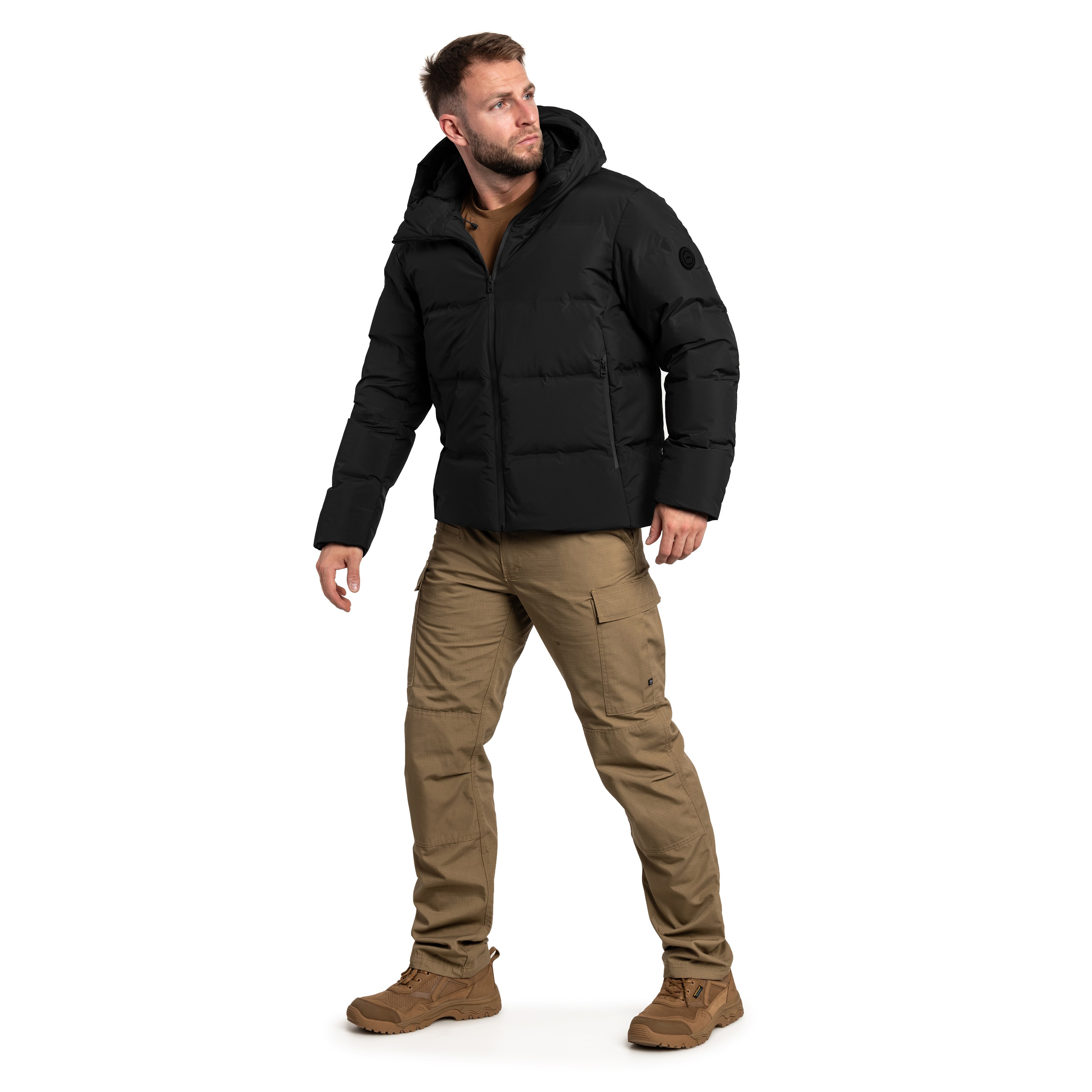 Pentagon Omega Down kabát - Black