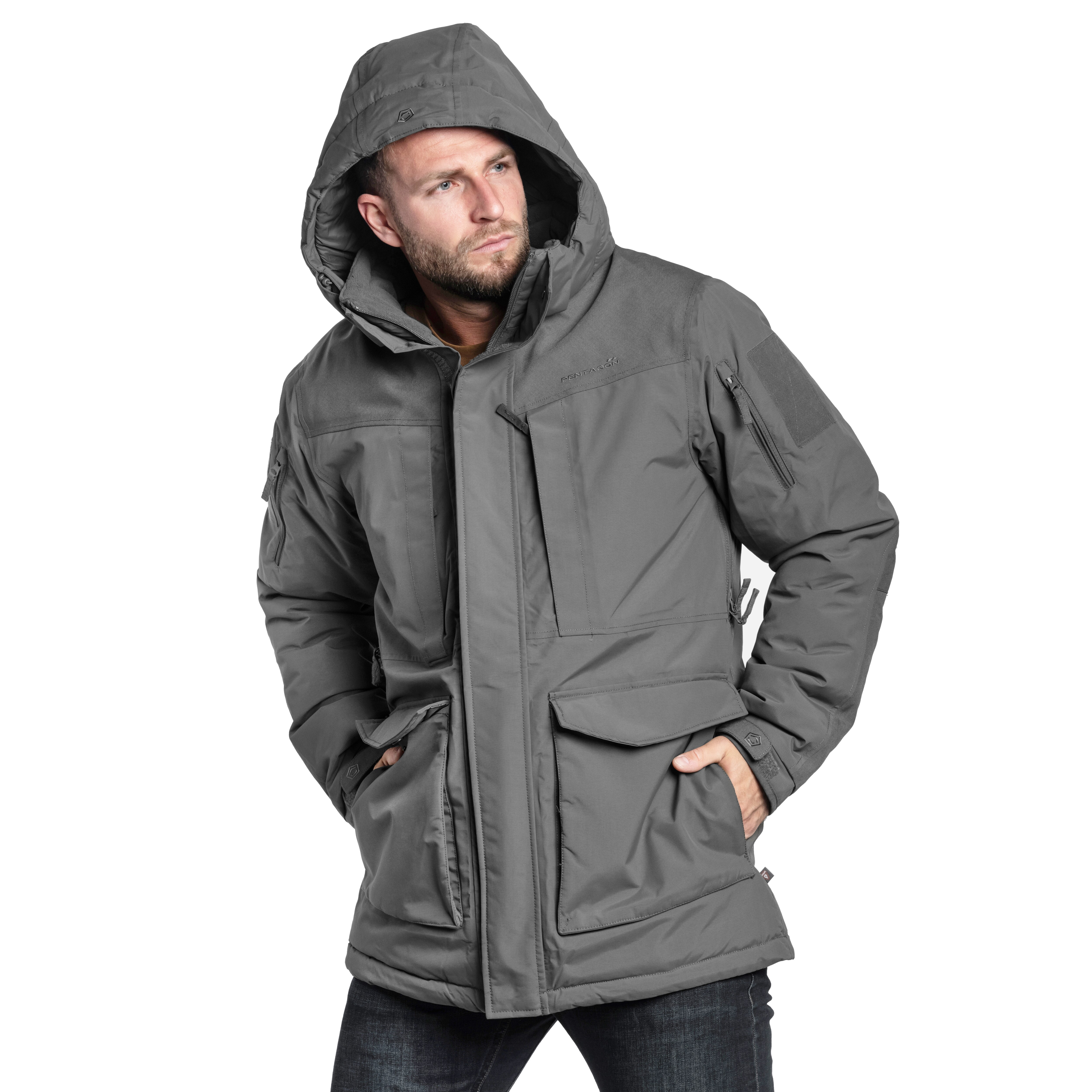 Pentagon HCP Parka 2.0 kabát - Cinder Grey