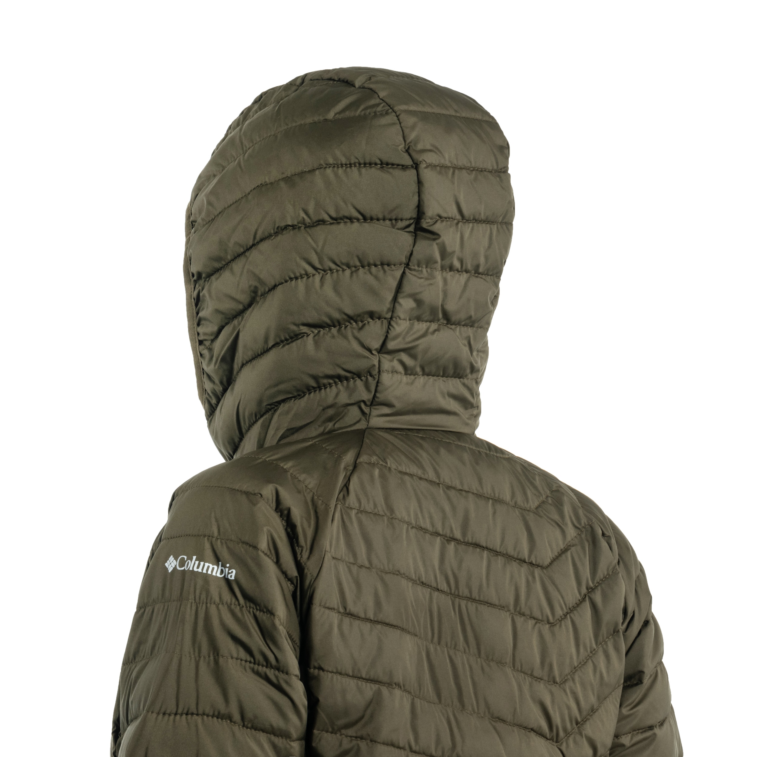 Columbia Powder Lite Mid Jacket női kabát - Olive Green