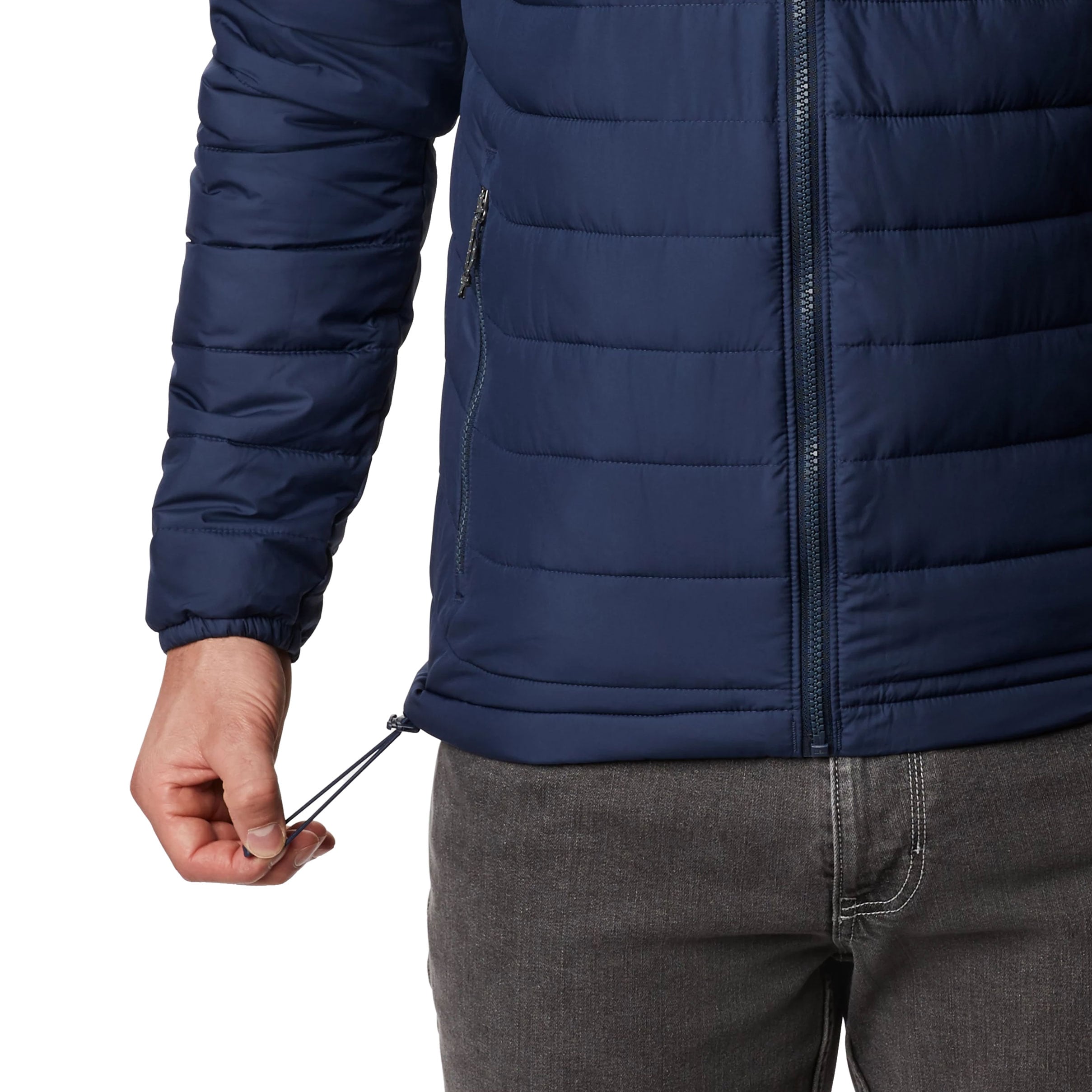 Columbia Powder Lite Hooded Jacket kabát - Collegiate Navy