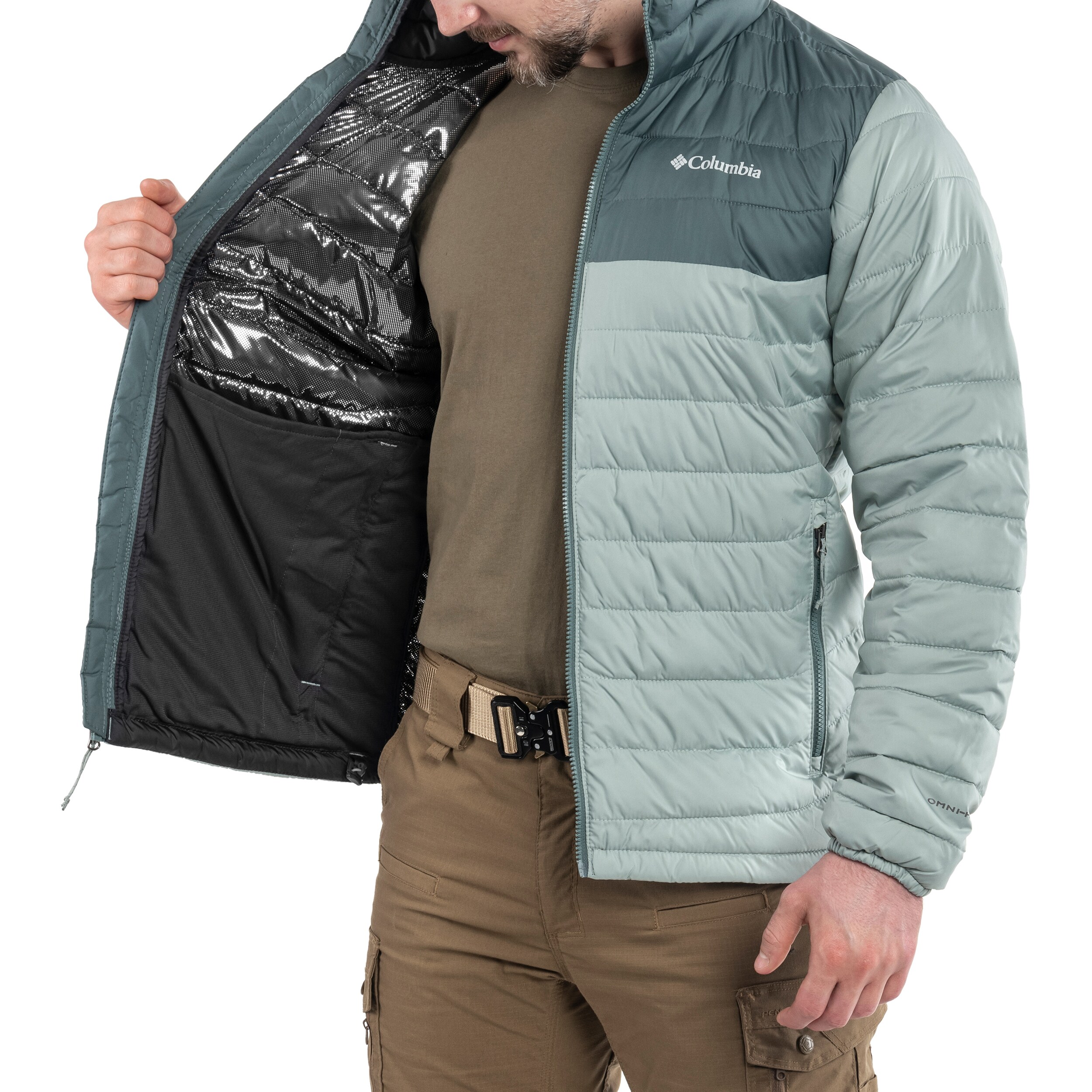 Columbia Powder Lite Jacket kabát - Niagara / Metal