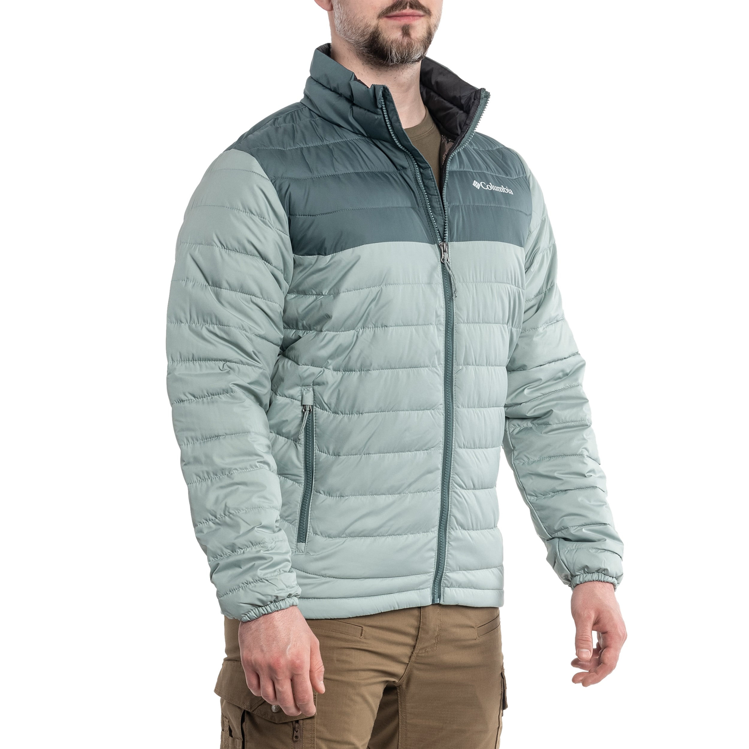 Columbia Powder Lite Jacket kabát - Niagara / Metal