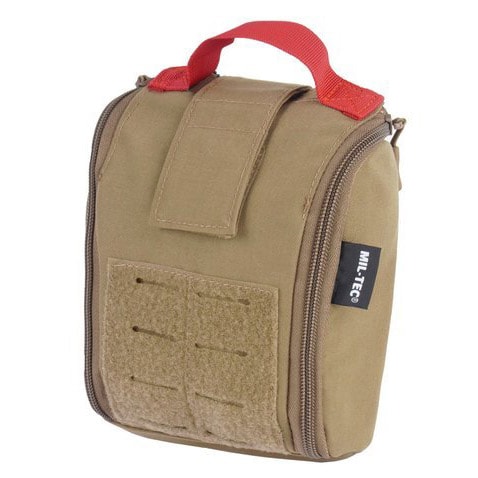 Mil-Tec IFAK Laser Cut elsősegély készlet felszereléssel- coyote