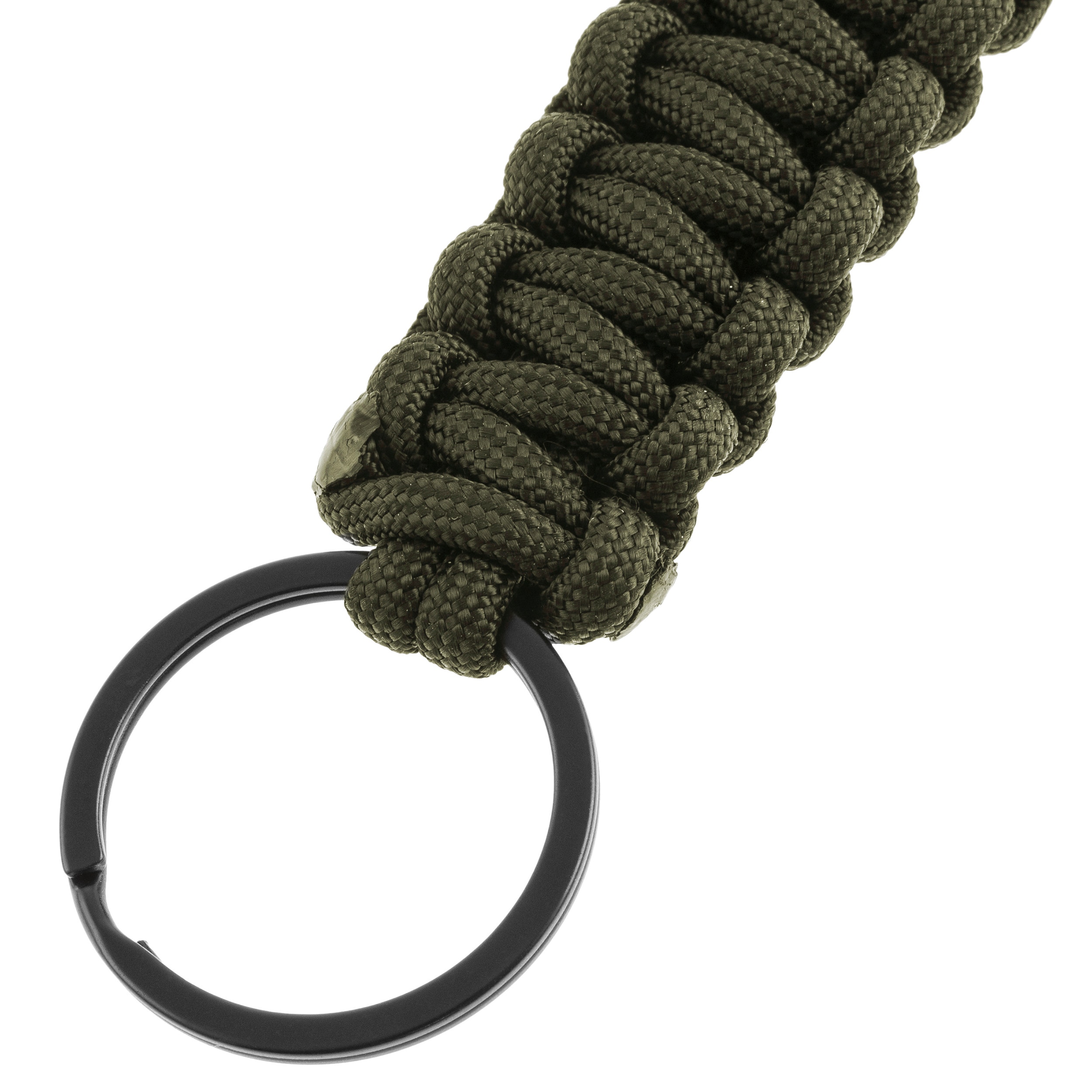 Mil-Tec Paracord kulcstartó MOLLE karabinerrel - Olive