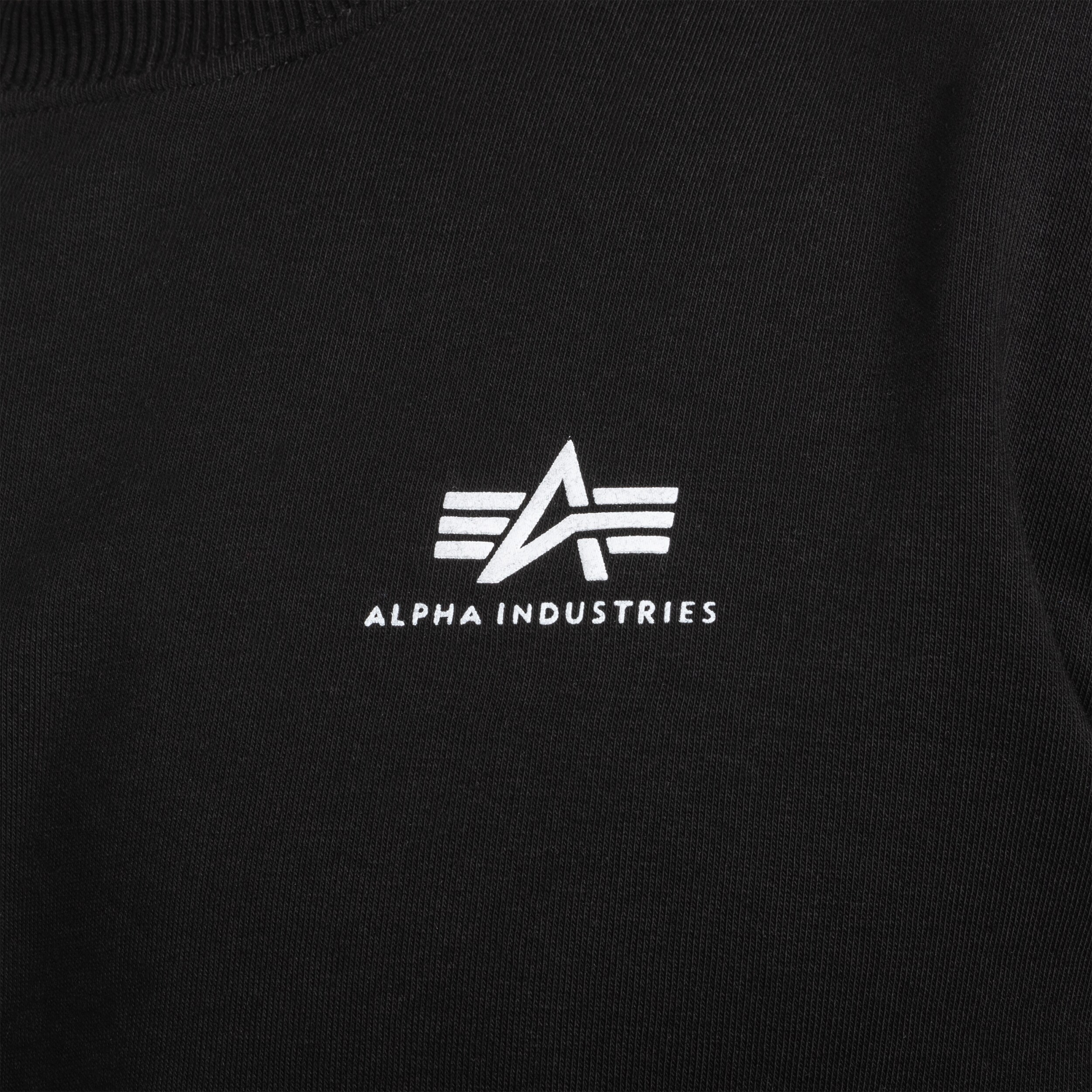 Alpha Industries Basic Sweater Small Logo pulóver- Black