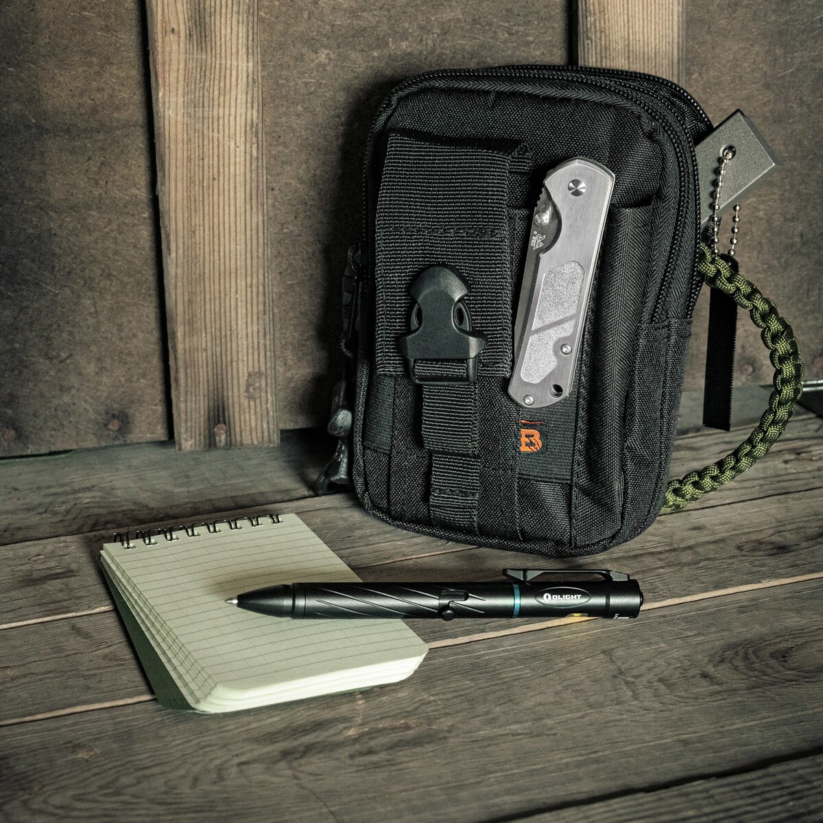 Badger Outdoor Tactical Admin Pouch adminisztrációs panel - Fekete