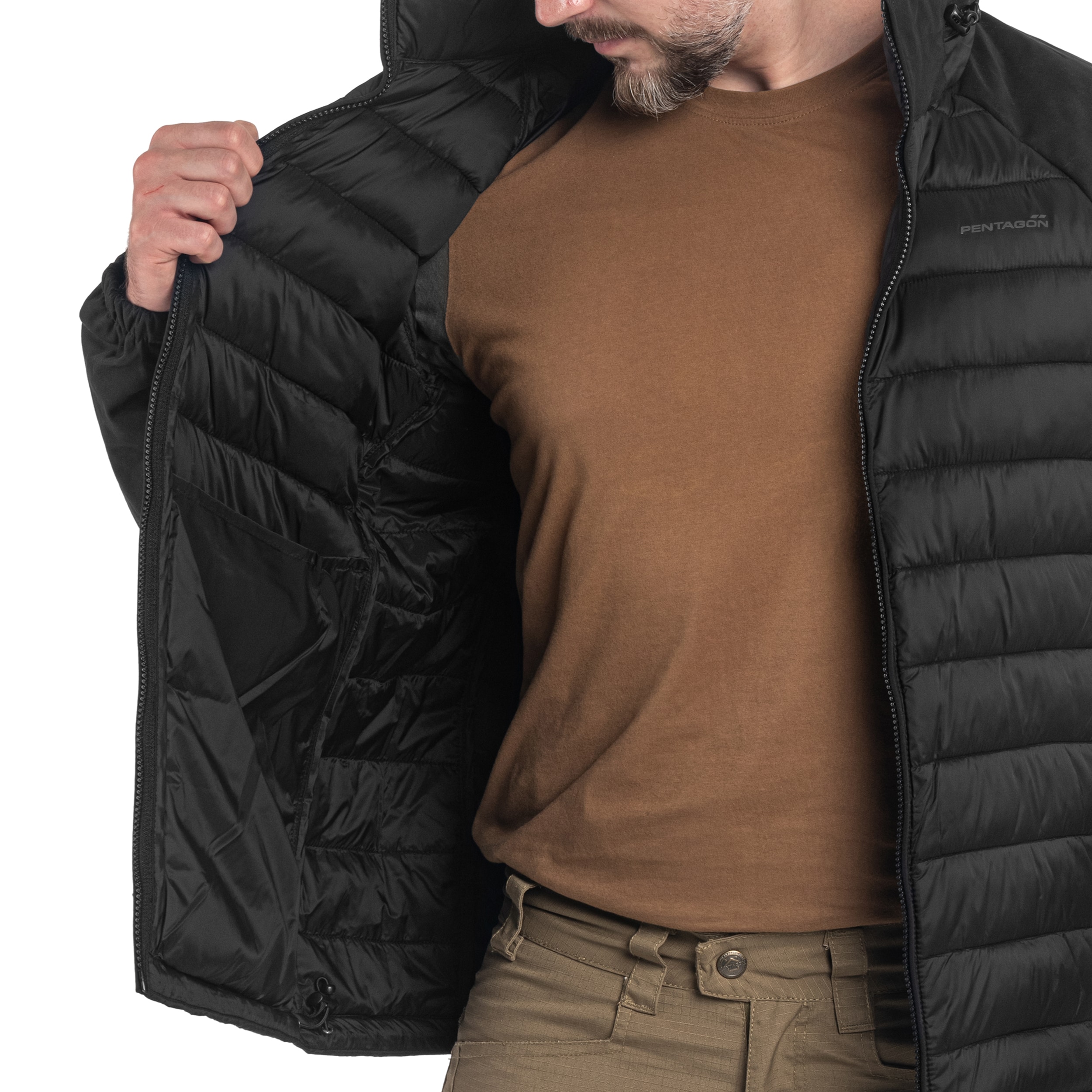Pentagon Neutron Hybrid Jacket kabát - Black
