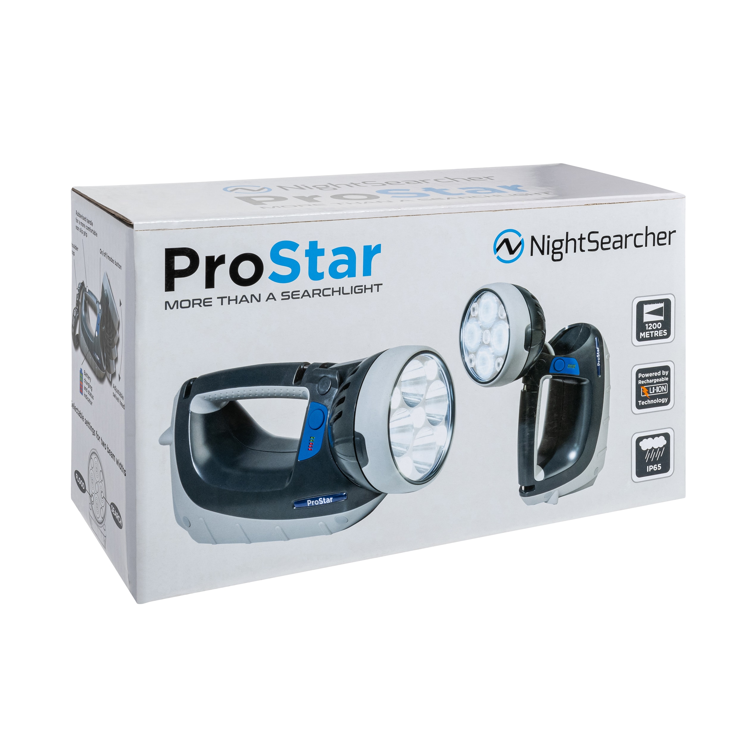 NightSearcher ProStar zseblámpa - 10000 lumen