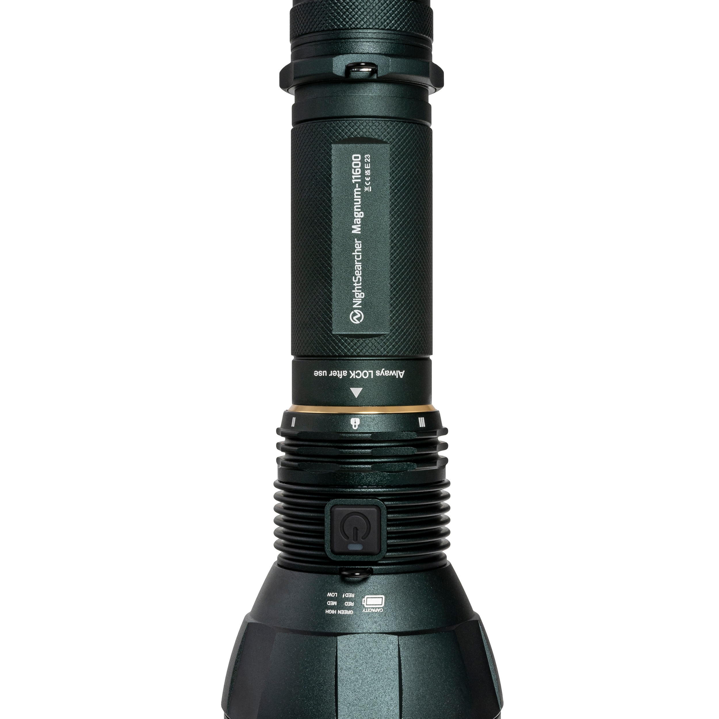 NightSearcher Magnum zseblámpa - 11600 lumen