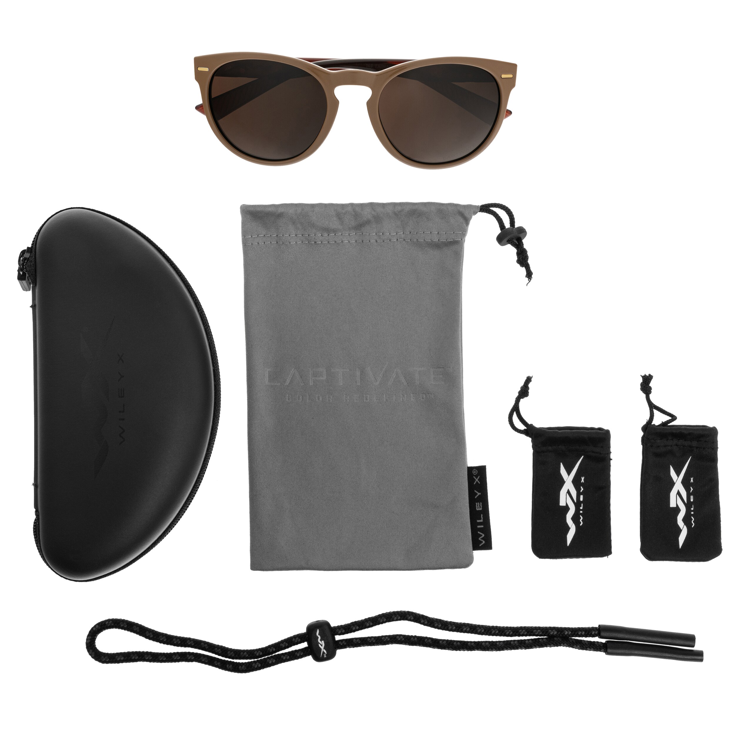 Wiley X Covert női szemüveg - Captivate Polarized Copper/ Gloss Coffee Crystal Brown