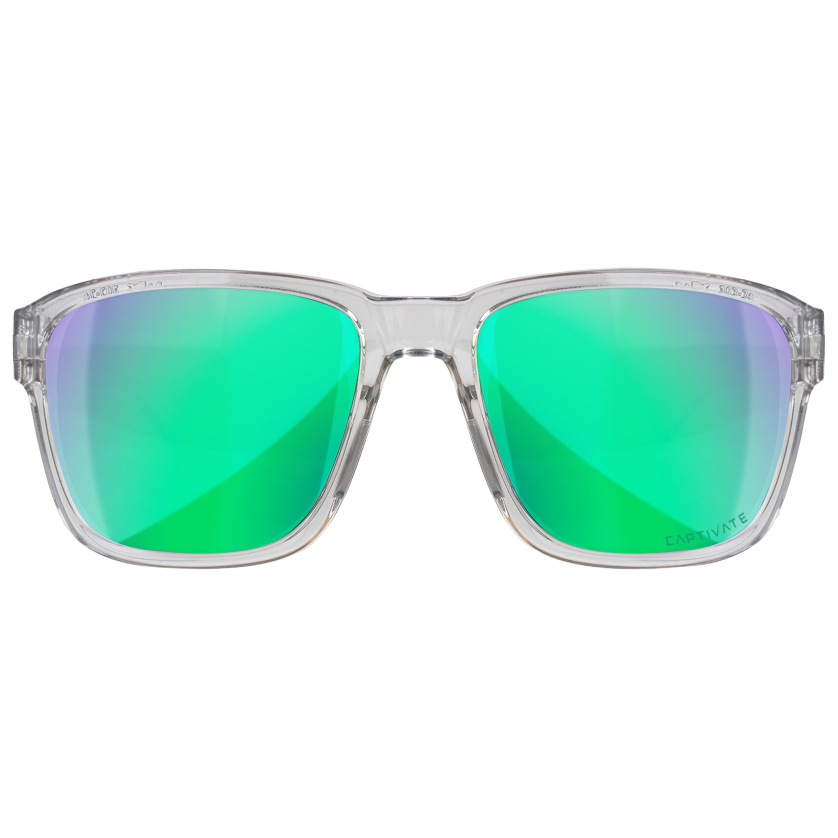 Wiley X Trek szemüveg - Captivate Polarized Green Mirror/Gloss Crystal Light Grey