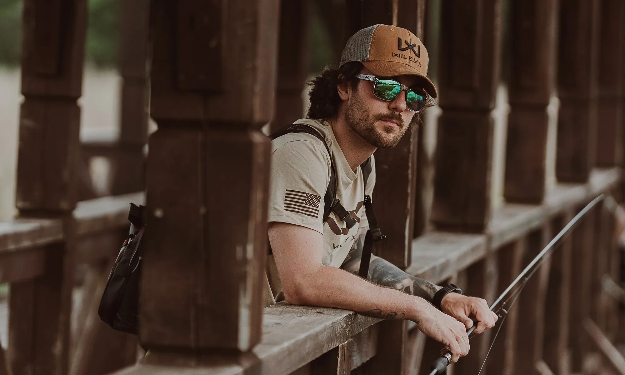 Wiley X Trek szemüveg - Captivate Polarized Green Mirror/Gloss Crystal Light Grey