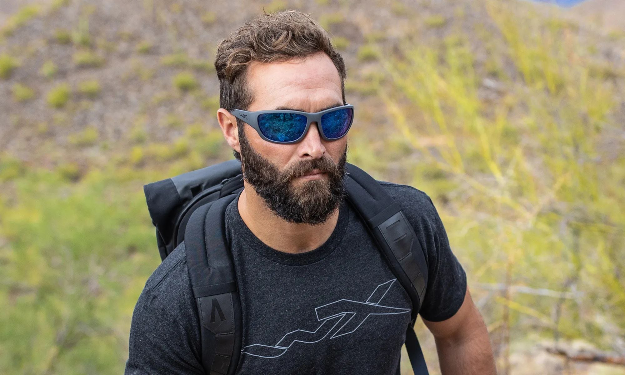Wiley X Climb szemüveg - Captivate Polarized Blue Mirror/Matte Grey