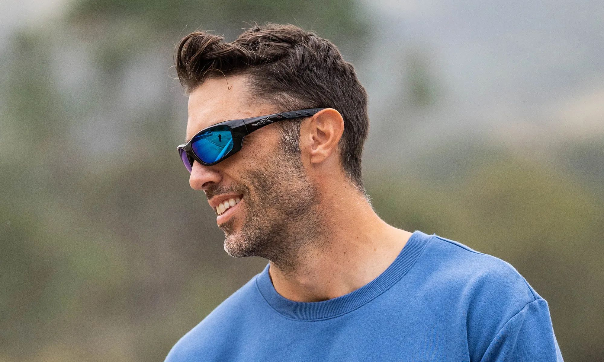 Wiley X Gravity taktikai szemüveg - Captivate Polarized Blue/Black Crystal