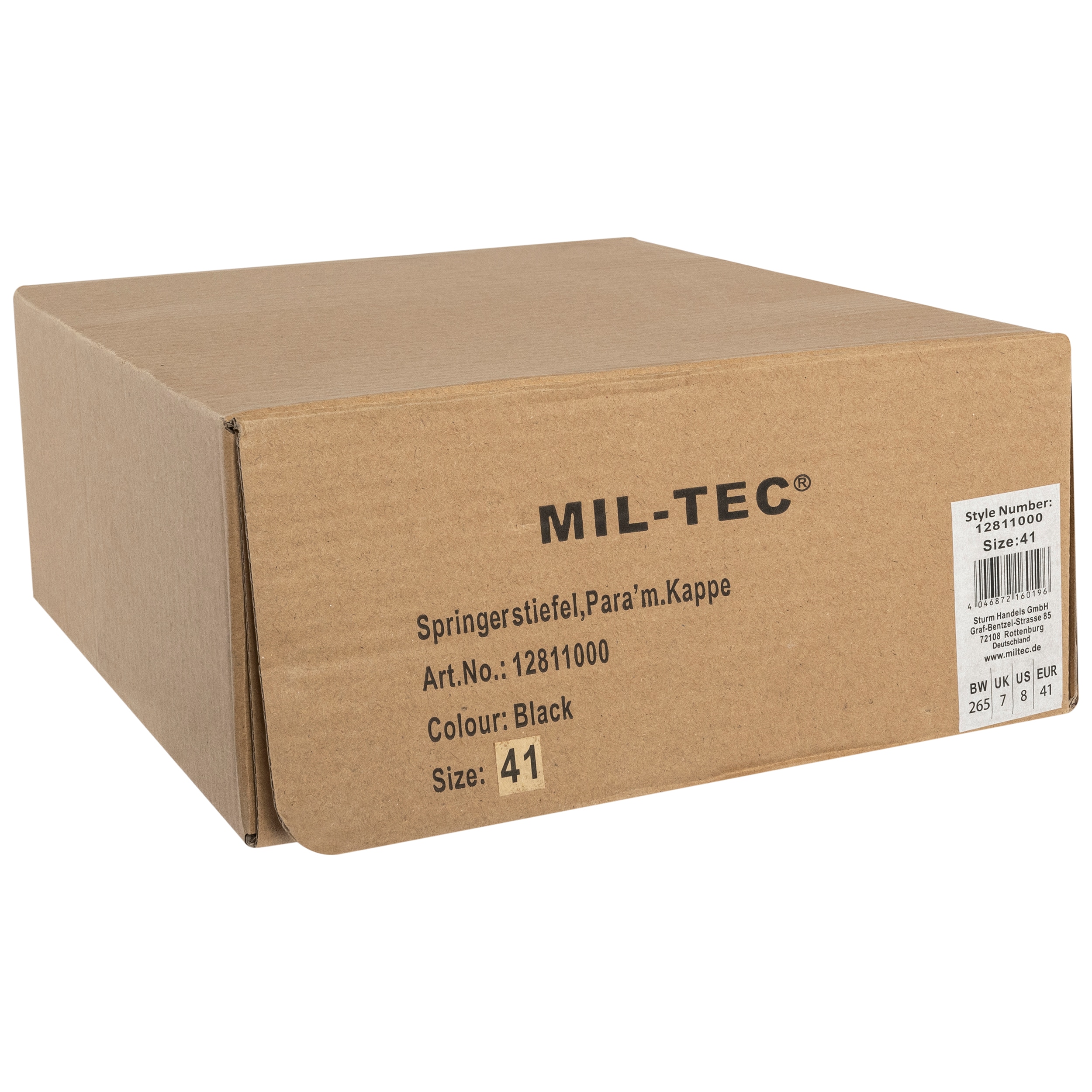 Mil-Tec Para Boots bakancs - Black