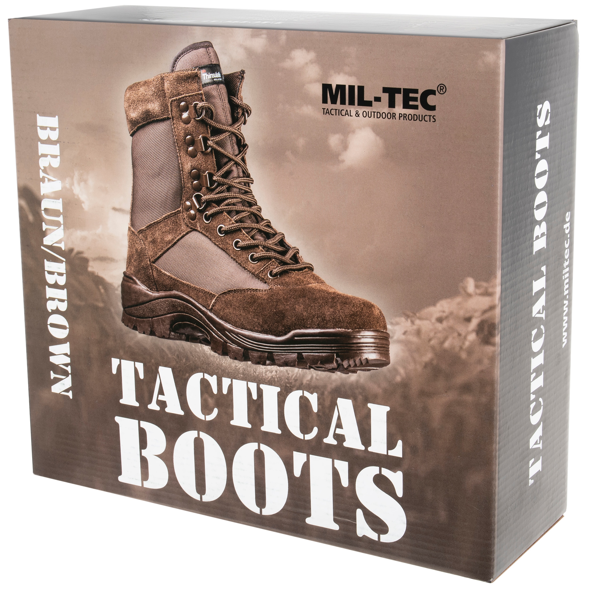 Mil-Tec Tactical Boots bakancs - Brown