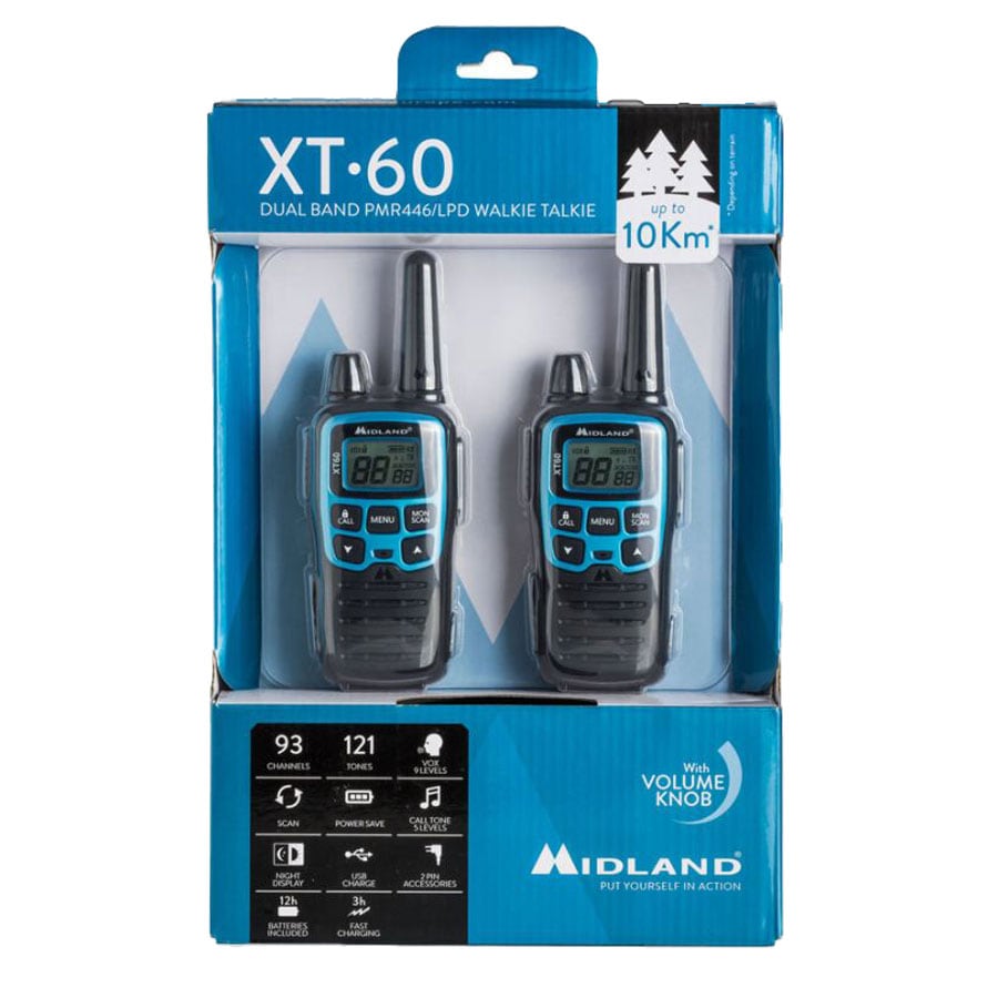 Midland PMR XT60 rádiótelefon - 2 db