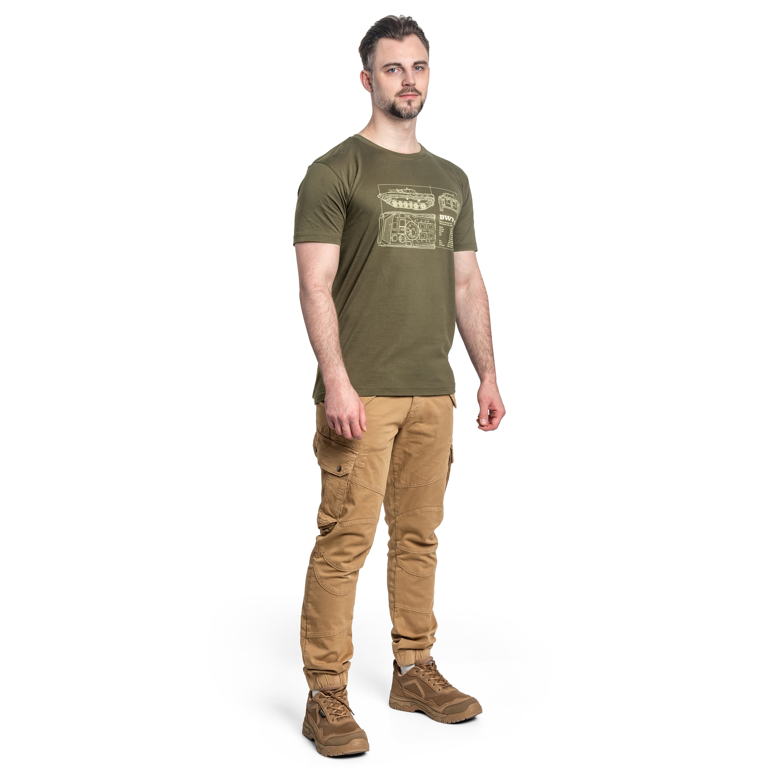 BWP-1 T shirt póló - Olive