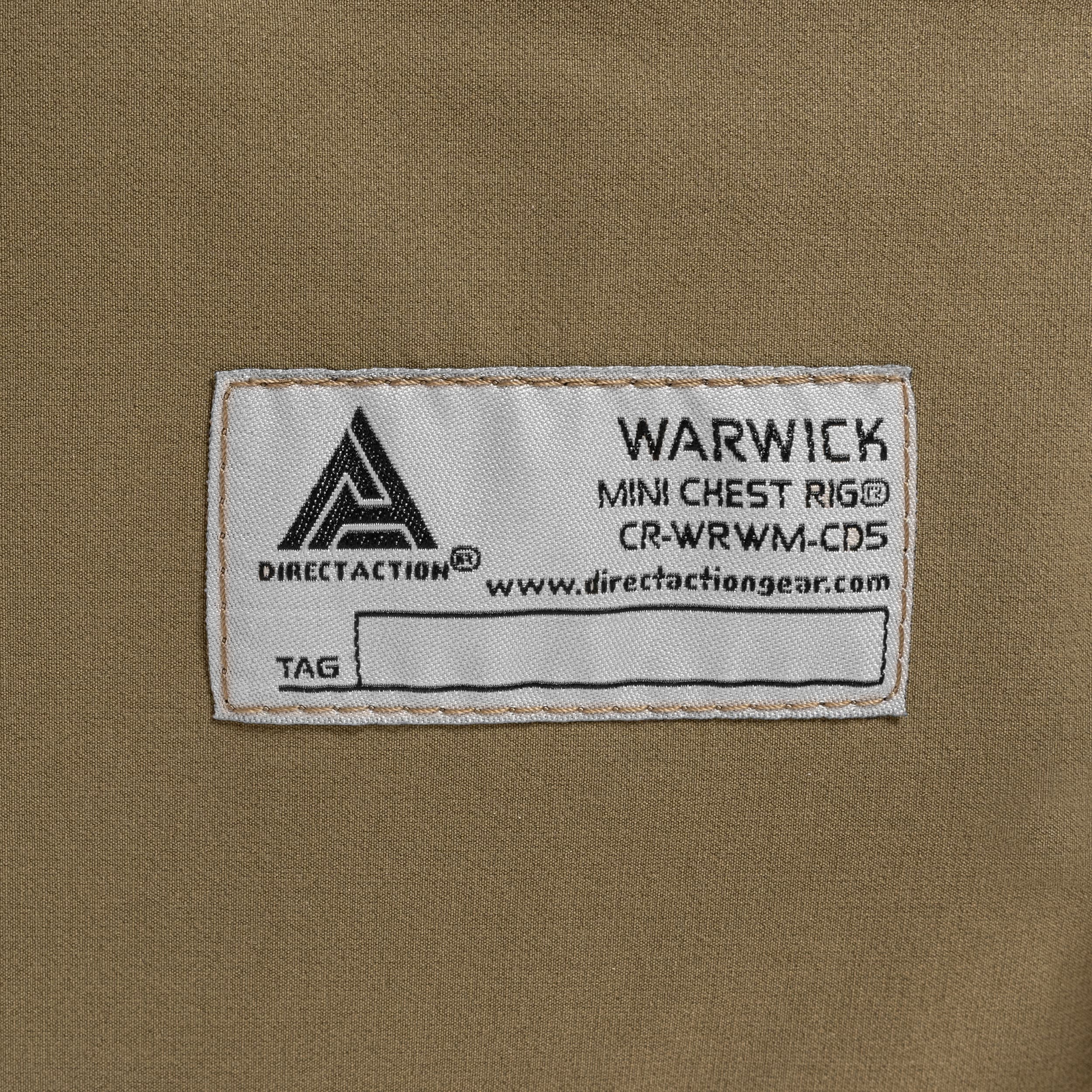 Direct Action Warwick Mini Chest Rig taktikai mellény - Adaptive Green