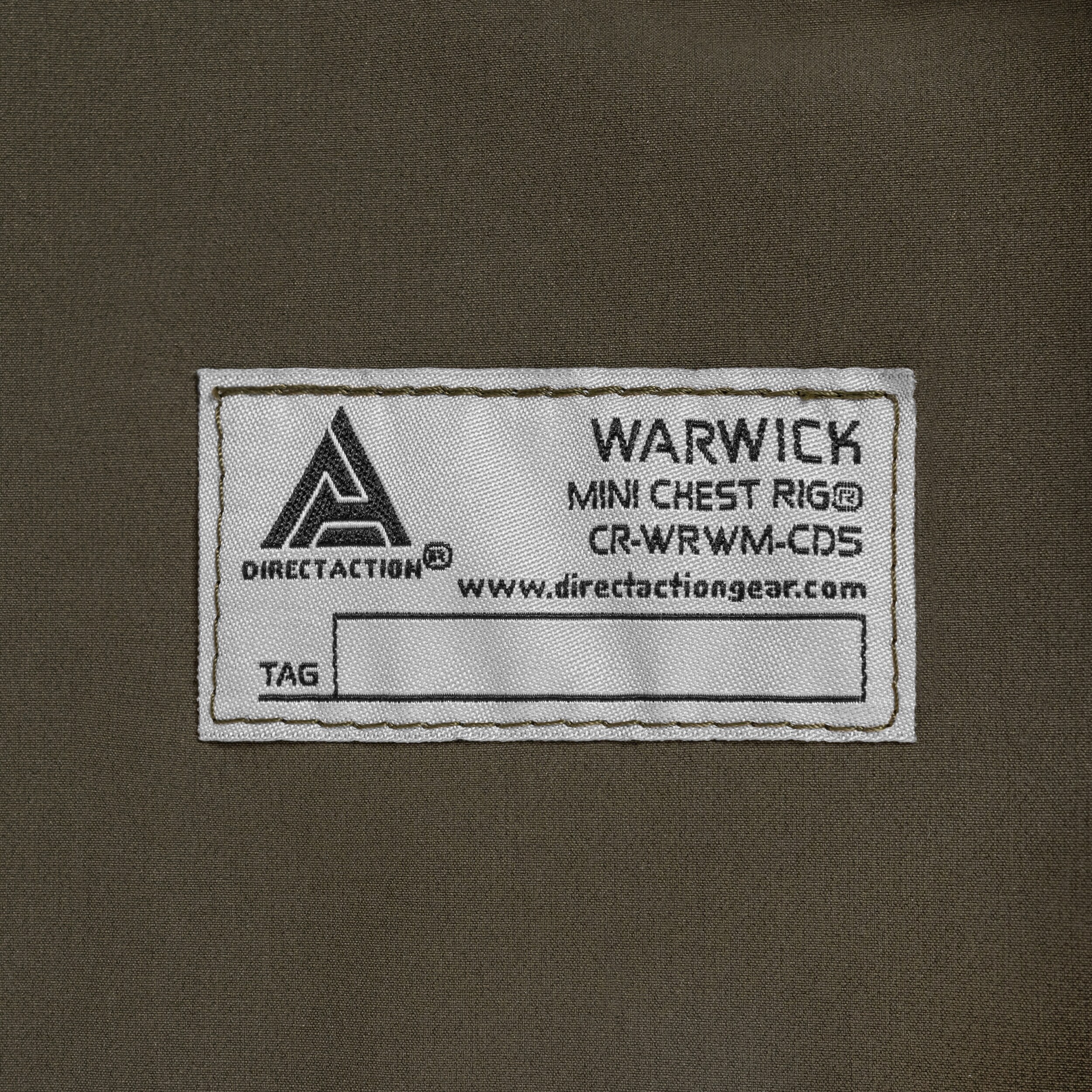 Direct Action Warwick Mini Chest Rig taktikai mellény - Ranger Green