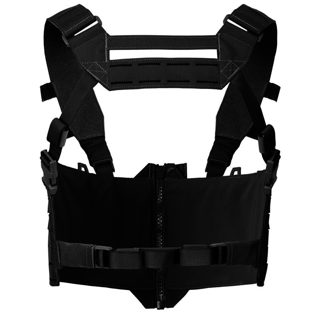 Direct Action Chest Rig Warwick Zip Front taktikai mellény - Black