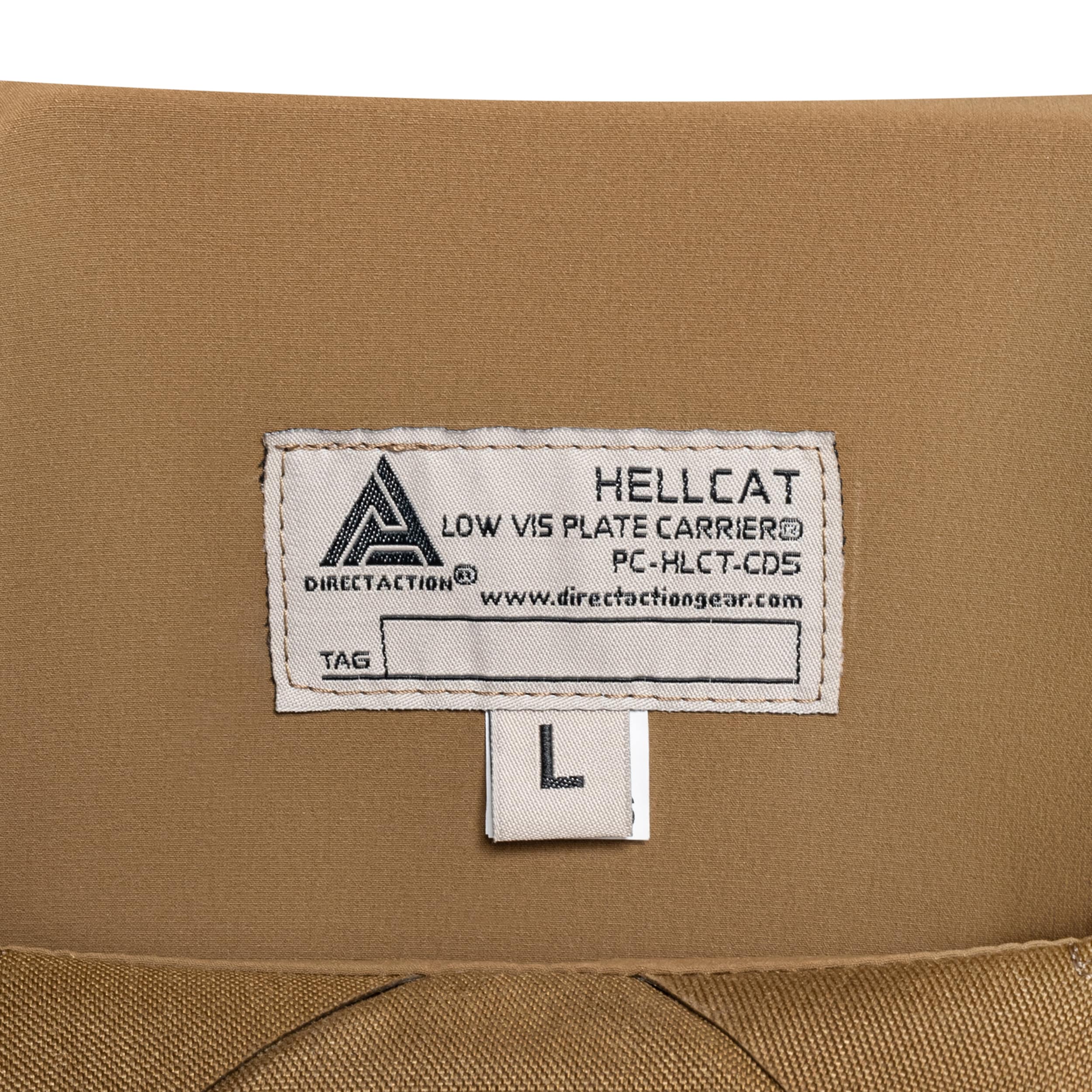Direct Action Hellcat Low Vis Plate Carrier taktikai mellény - Coyote Brown