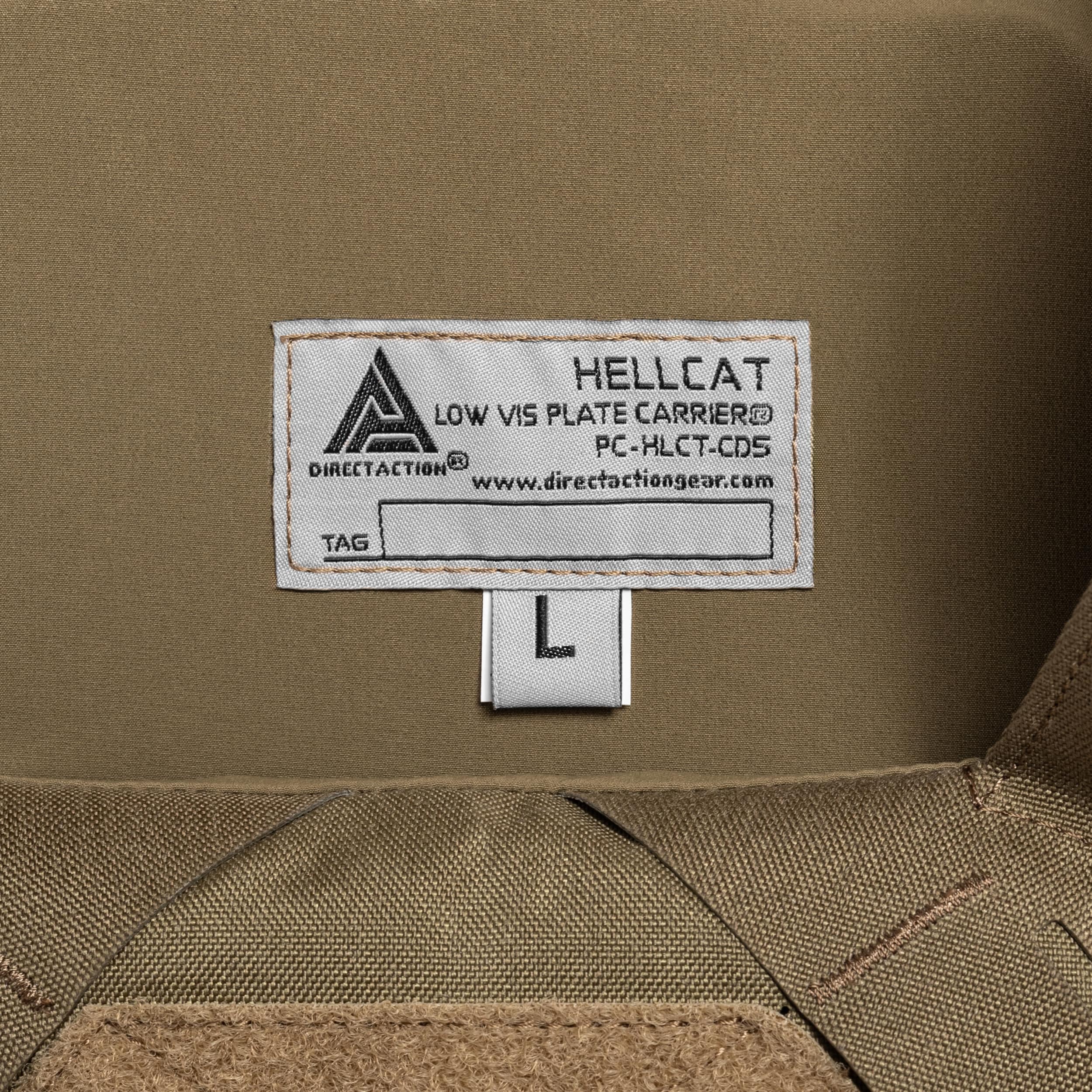 Direct Action Hellcat Low Vis Plate Carrier taktikai mellény - Adaptive Green